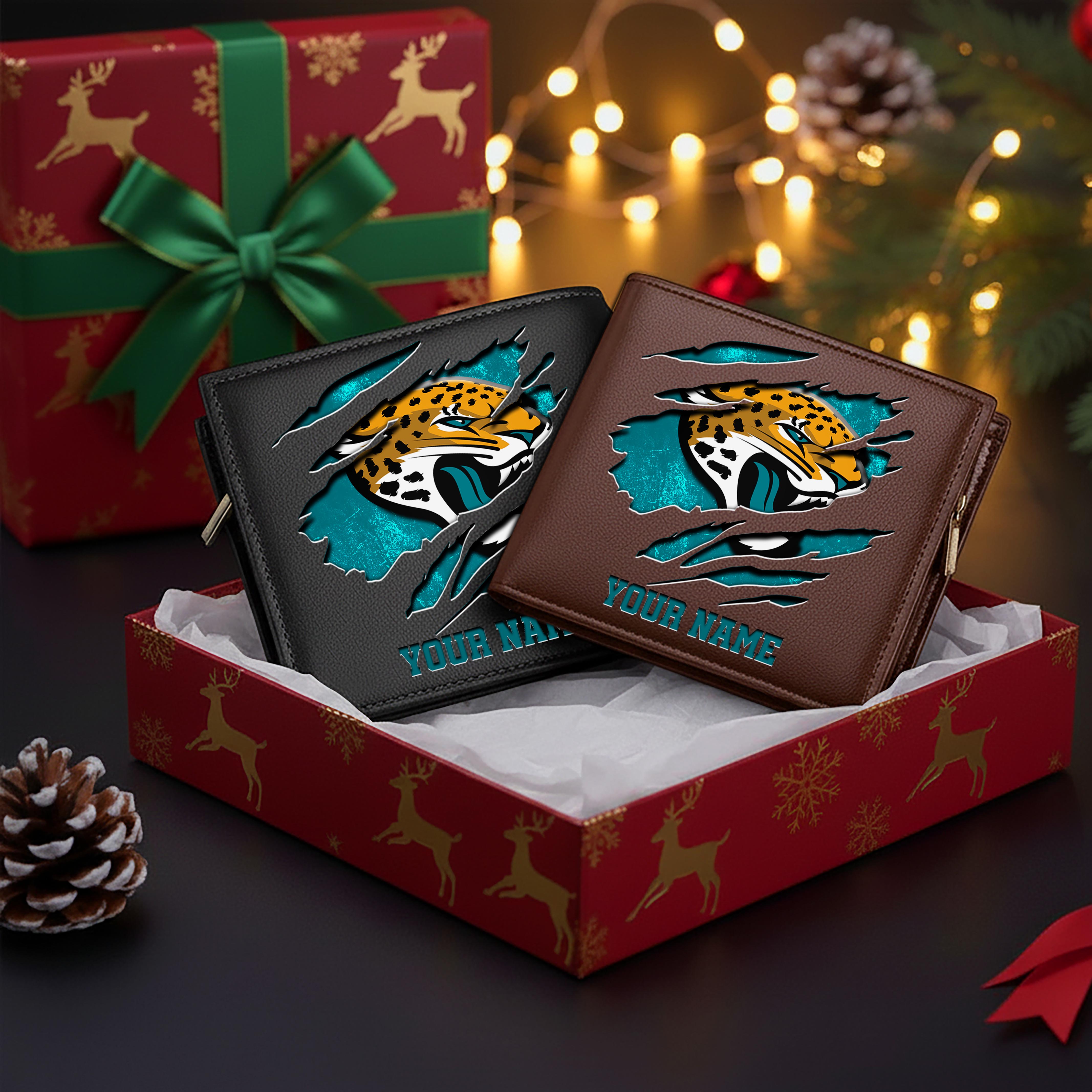Alternative view of Jacksonville Jaguars Men Wallet Custom Your Name, Football Team Men Wallet For Fans, Gifts For Football Lovers EHIVM-11044382