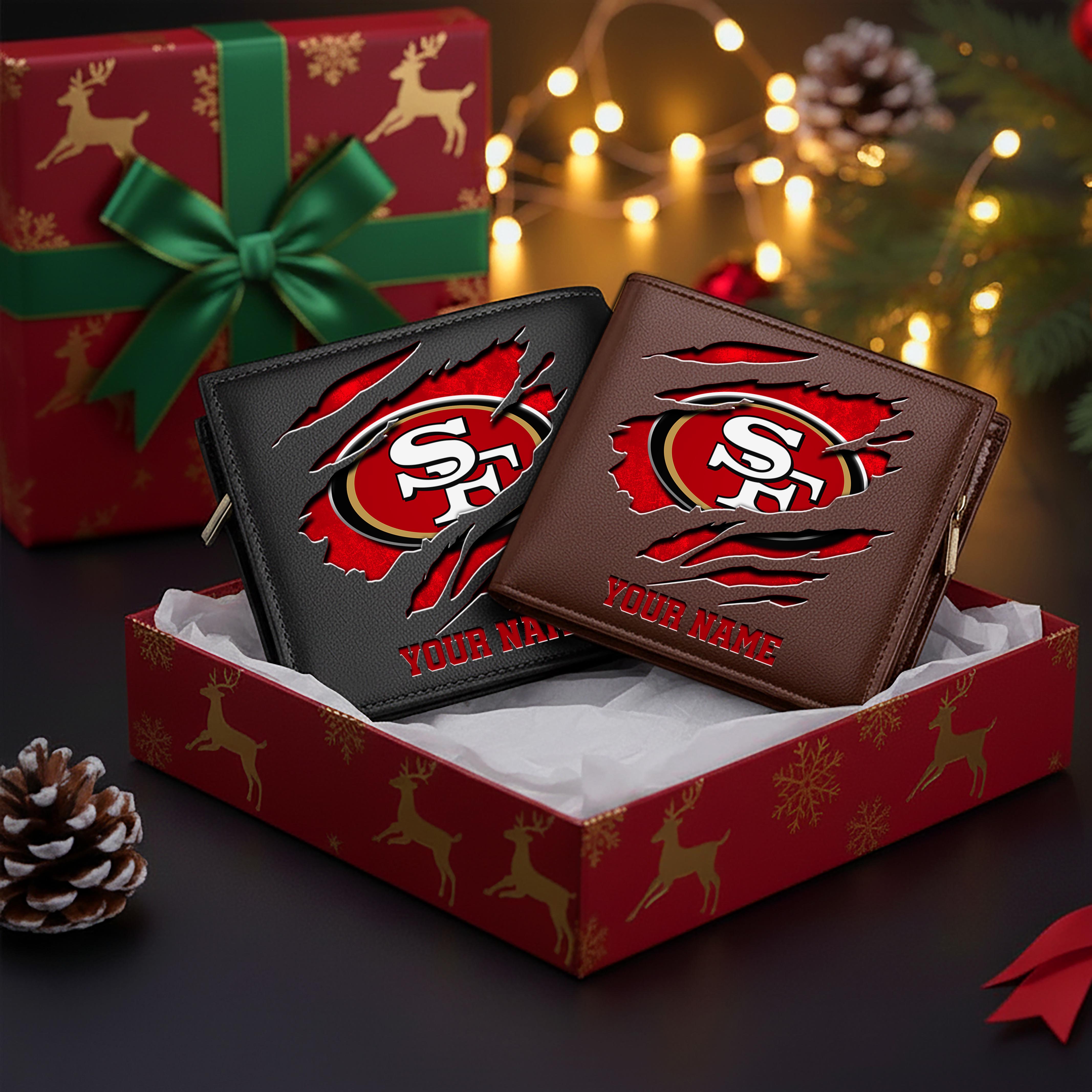Alternative view of San Francisco 49ers Men Wallet Custom Your Name, Football Team Men Wallet For Fans, Gifts For Football Lovers EHIVM-11044382