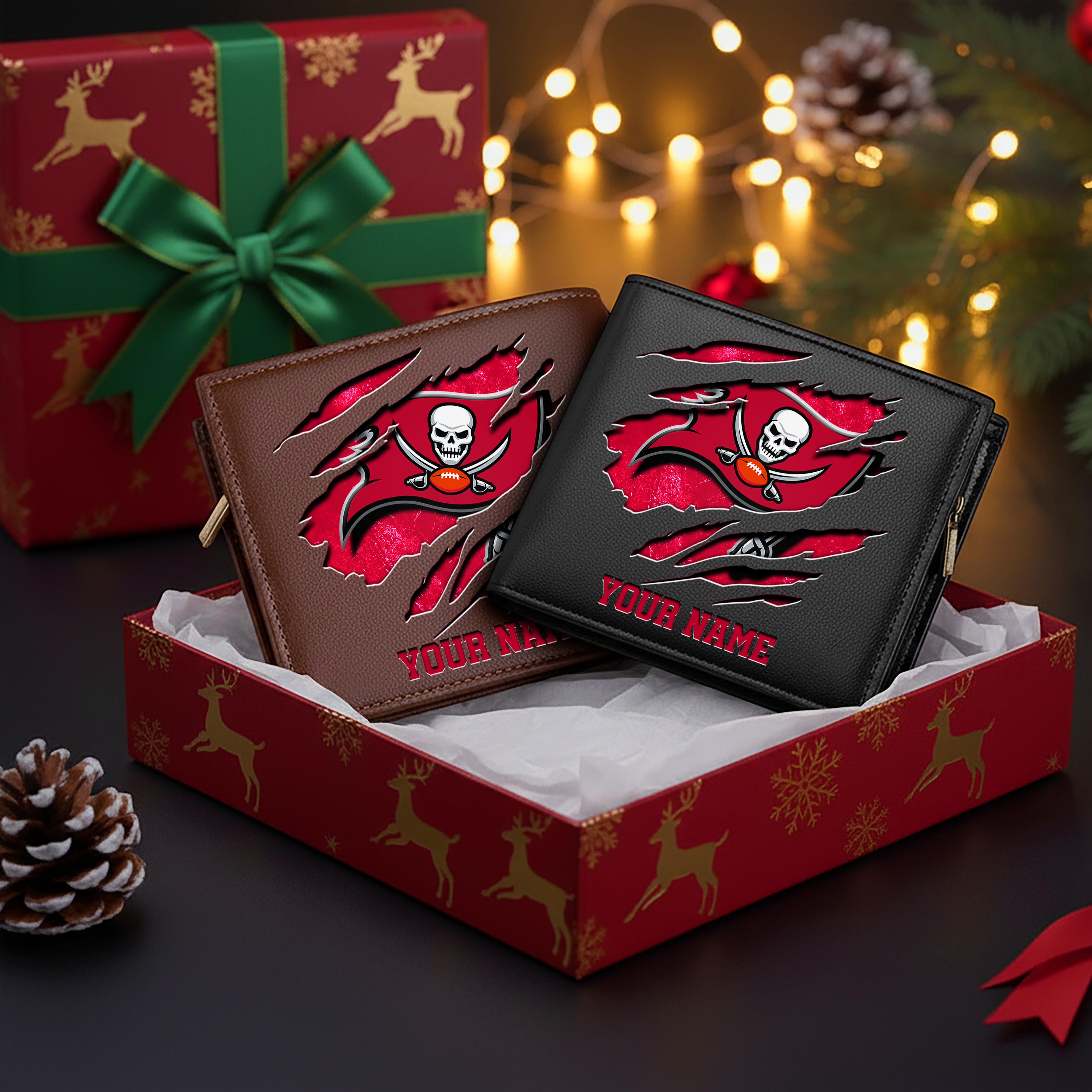 Tampa Bay Buccaneers Men Wallet Custom Your Name, Football Team Men Wallet For Fans, Gifts For Football Lovers EHIVM-11044382