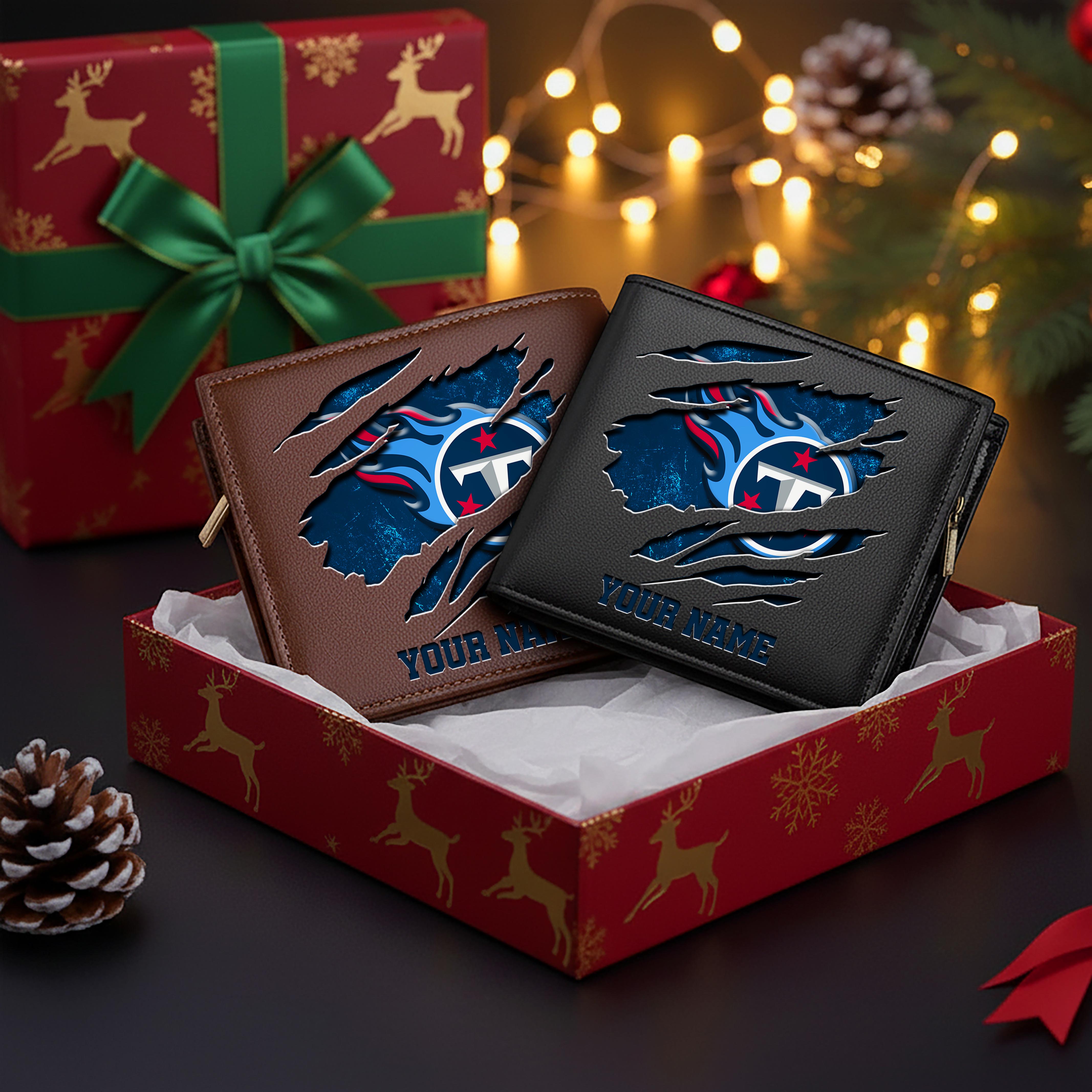 Tennessee Titans Men Wallet Custom Your Name, Football Team Men Wallet For Fans, Gifts For Football Lovers EHIVM-11044382