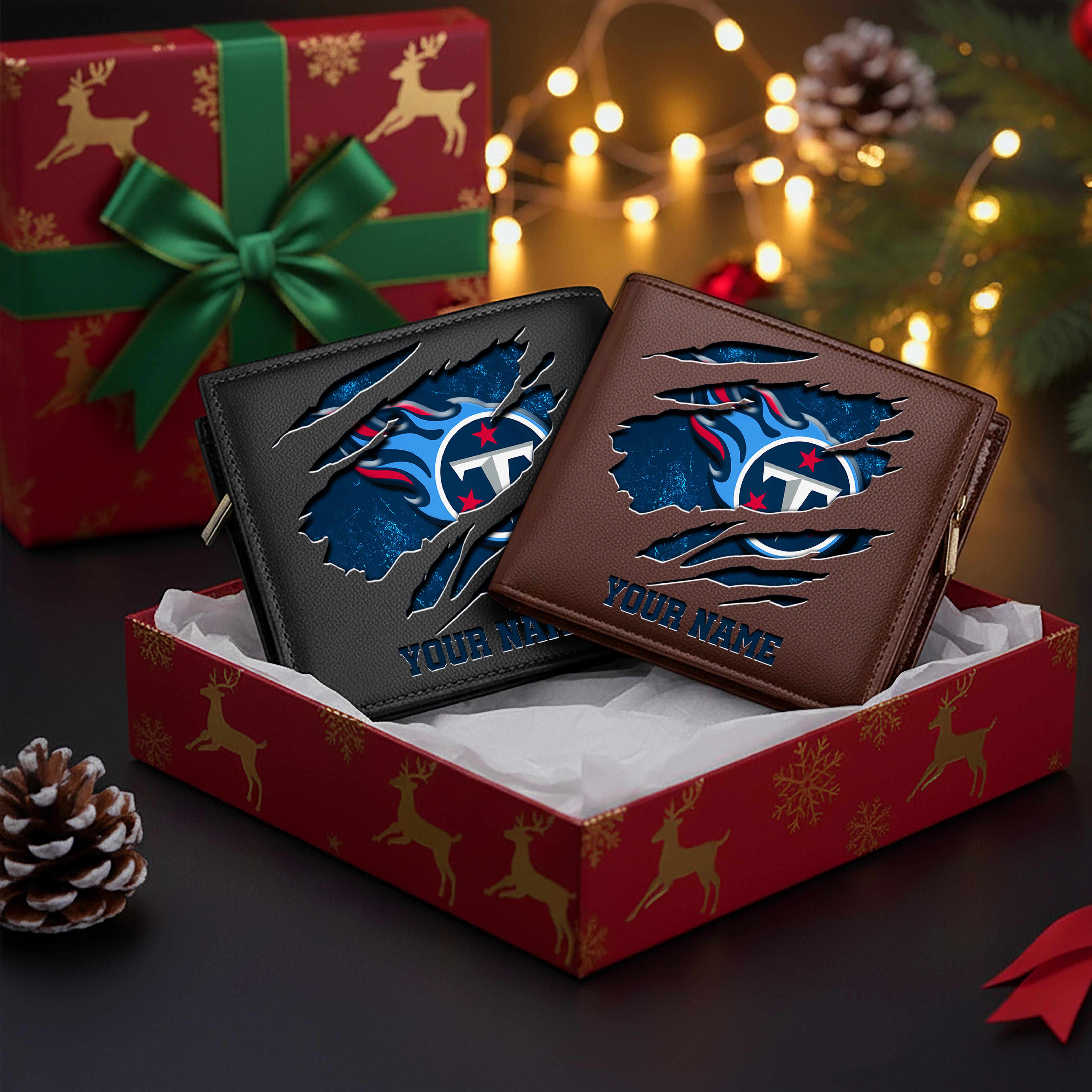 Alternative view of Tennessee Titans Men Wallet Custom Your Name, Football Team Men Wallet For Fans, Gifts For Football Lovers EHIVM-11044382