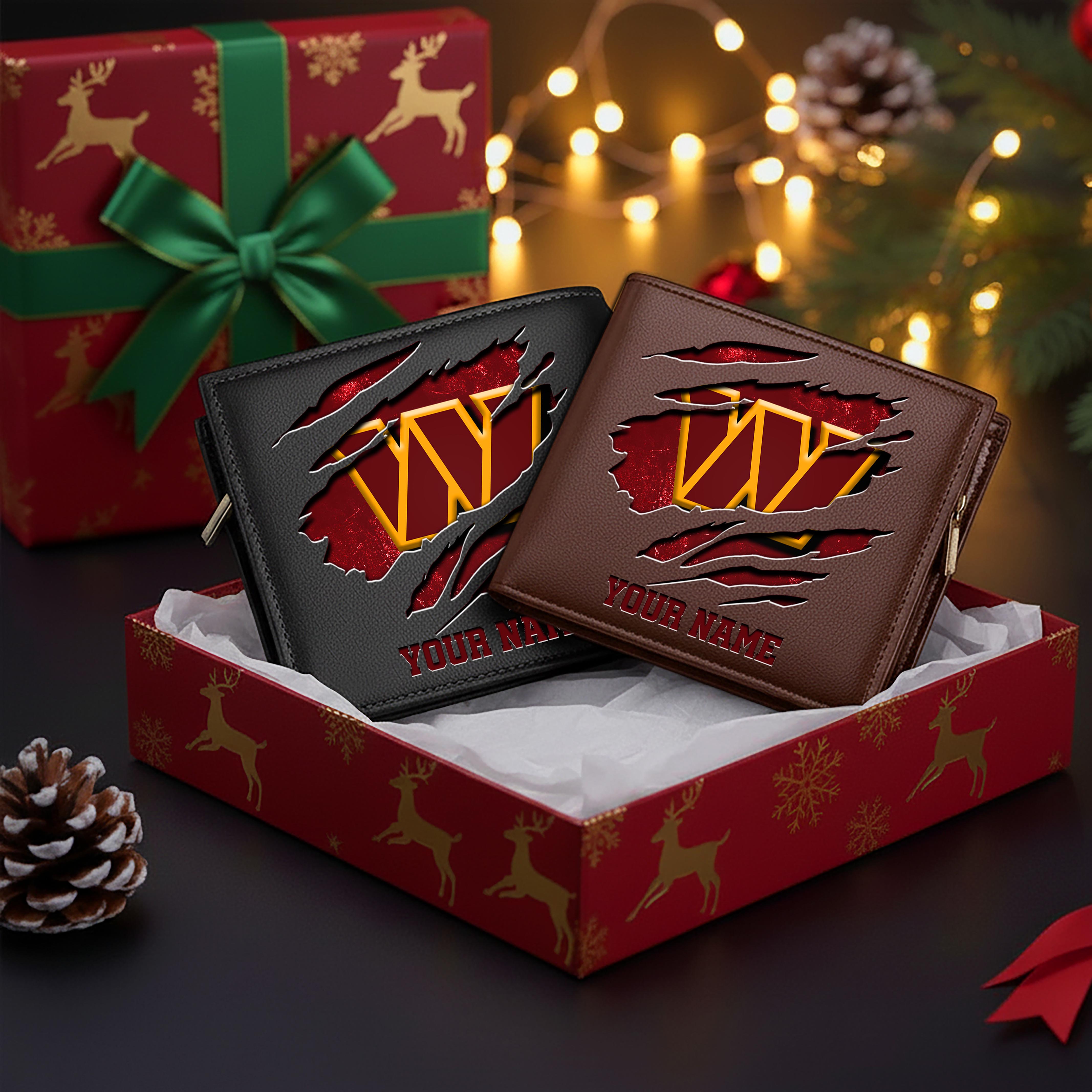 Alternative view of Washington Commanders Men Wallet Custom Your Name, Football Team Men Wallet For Fans, Gifts For Football Lovers EHIVM-11044382