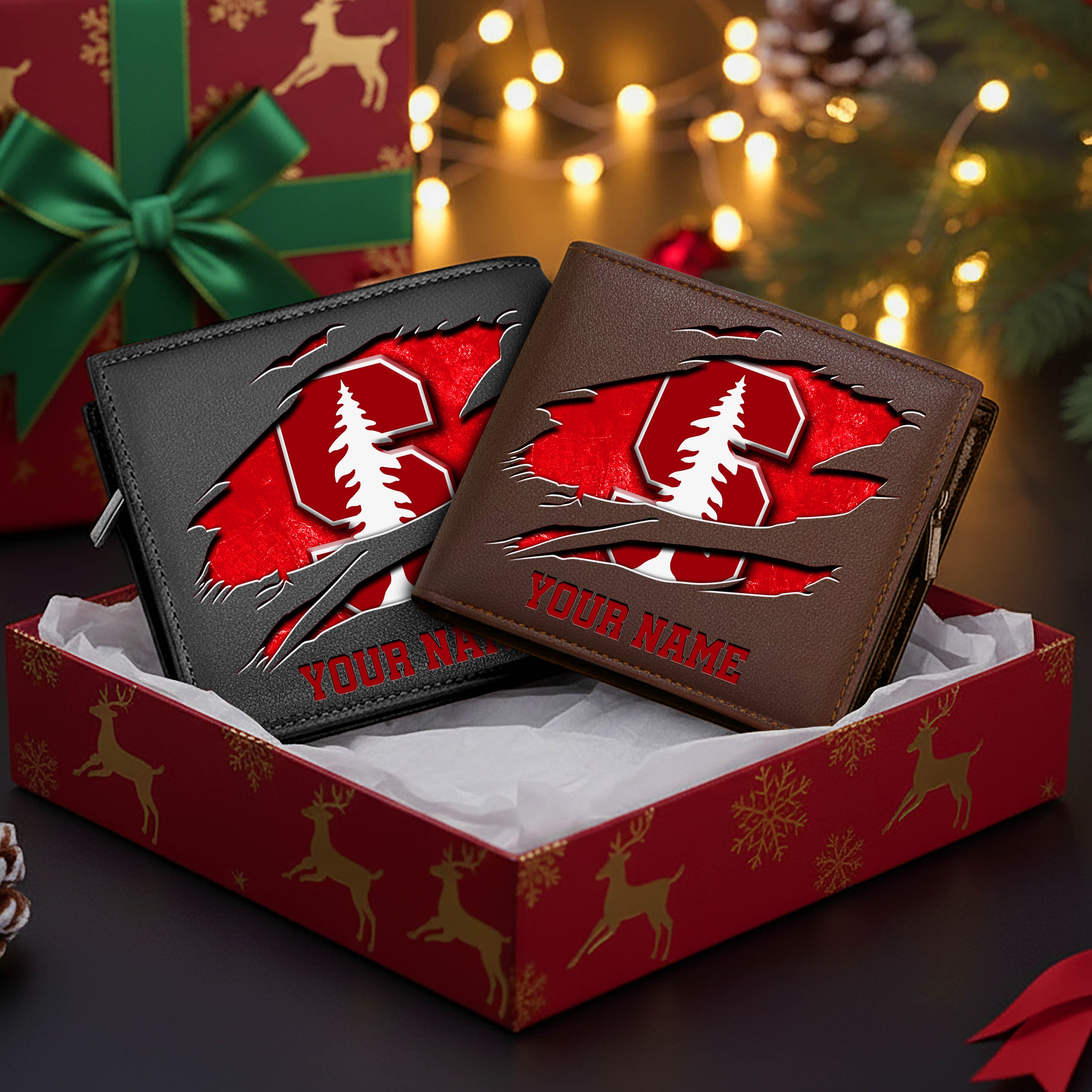 Alternative view of Stanford Cardinal Men Wallet Custom Your Name, Football Team Men Wallet For Fans, Gifts For Football Lovers EHIVM-08213237A