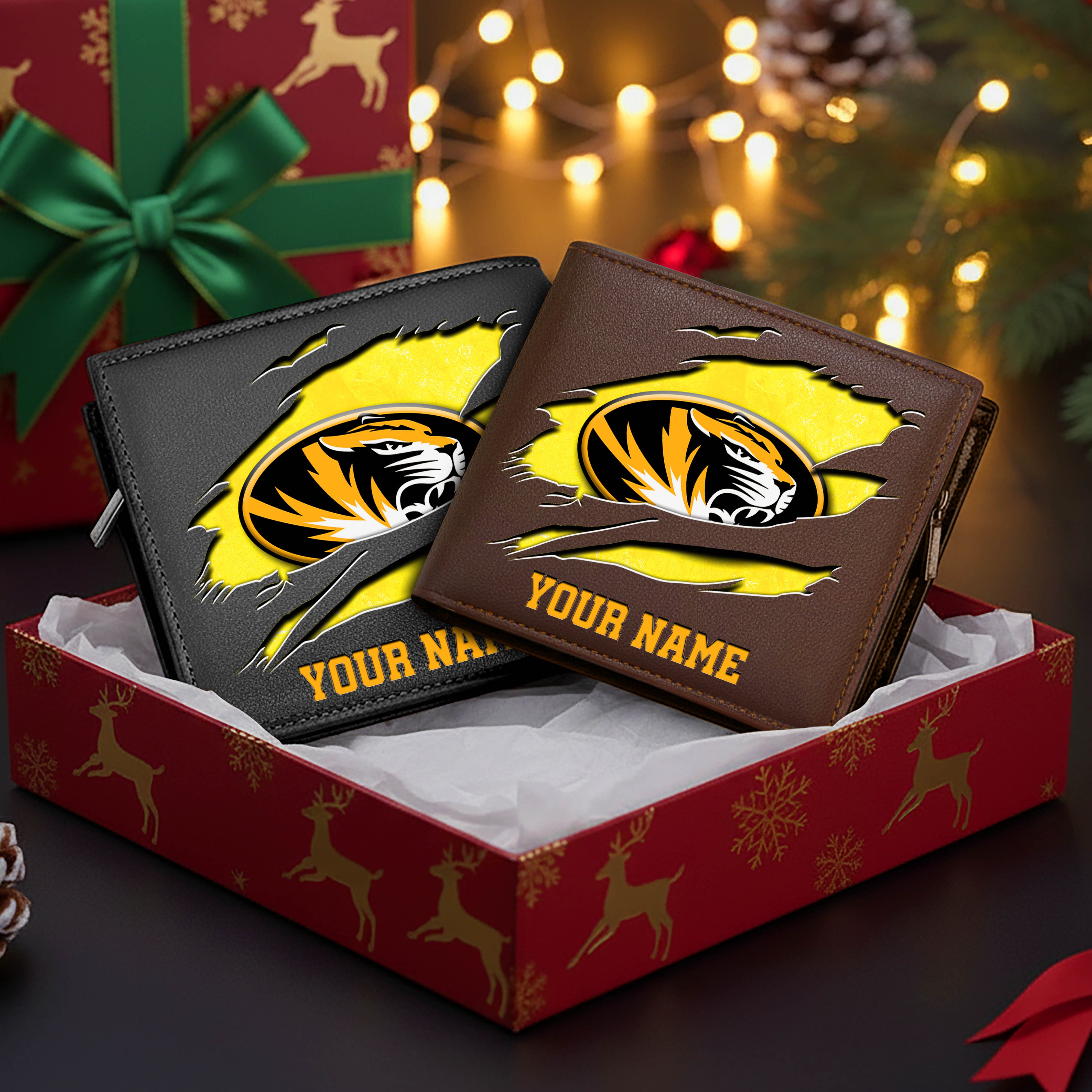 Alternative view of Missouri Tigers Men Wallet Custom Your Name, Football Team Men Wallet For Fans, Gifts For Football Lovers EHIVM-08213237A