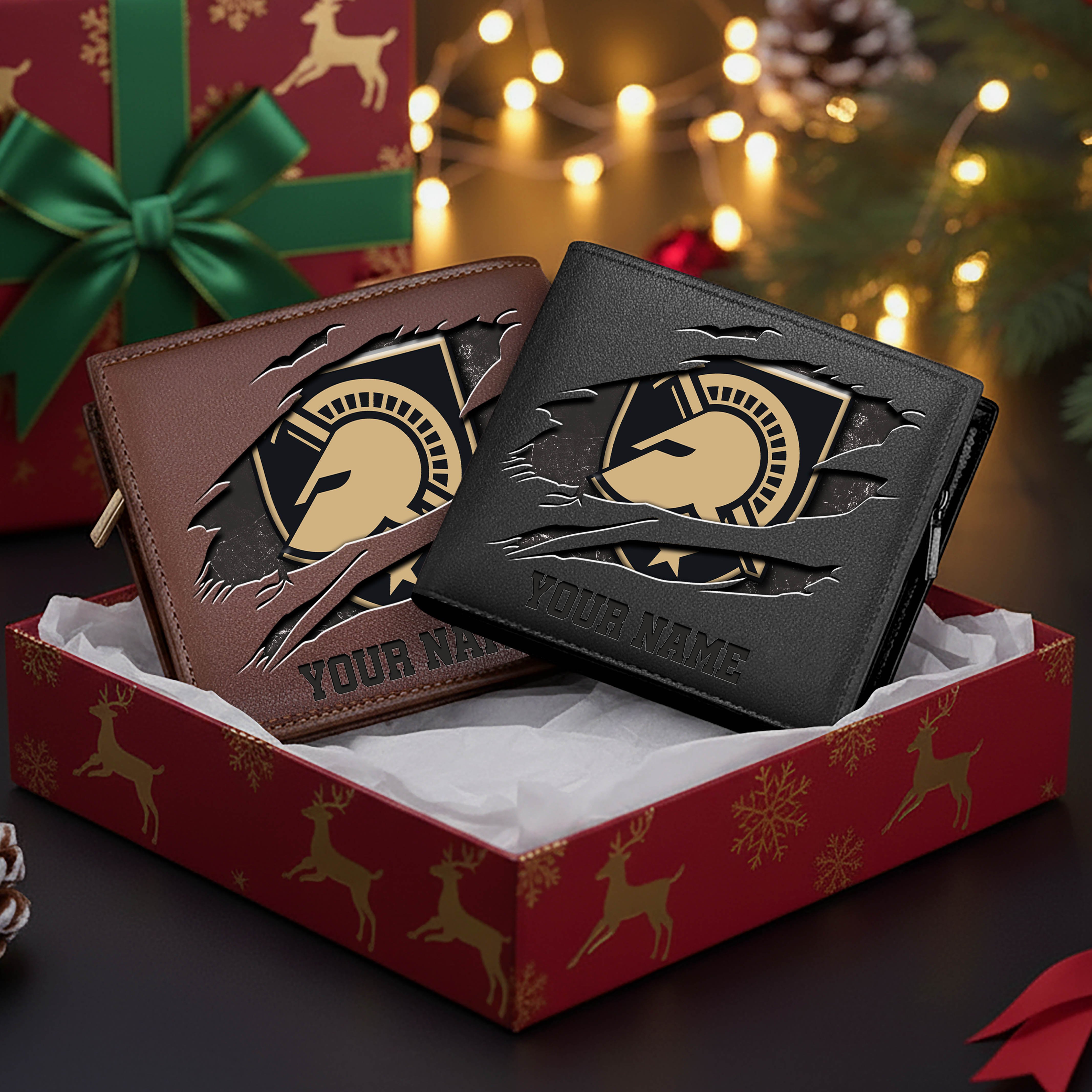 Army Black Knights Men Wallet Custom Your Name, Football Team Men Wallet For Fans, Gifts For Football Lovers EHIVM-08213237A