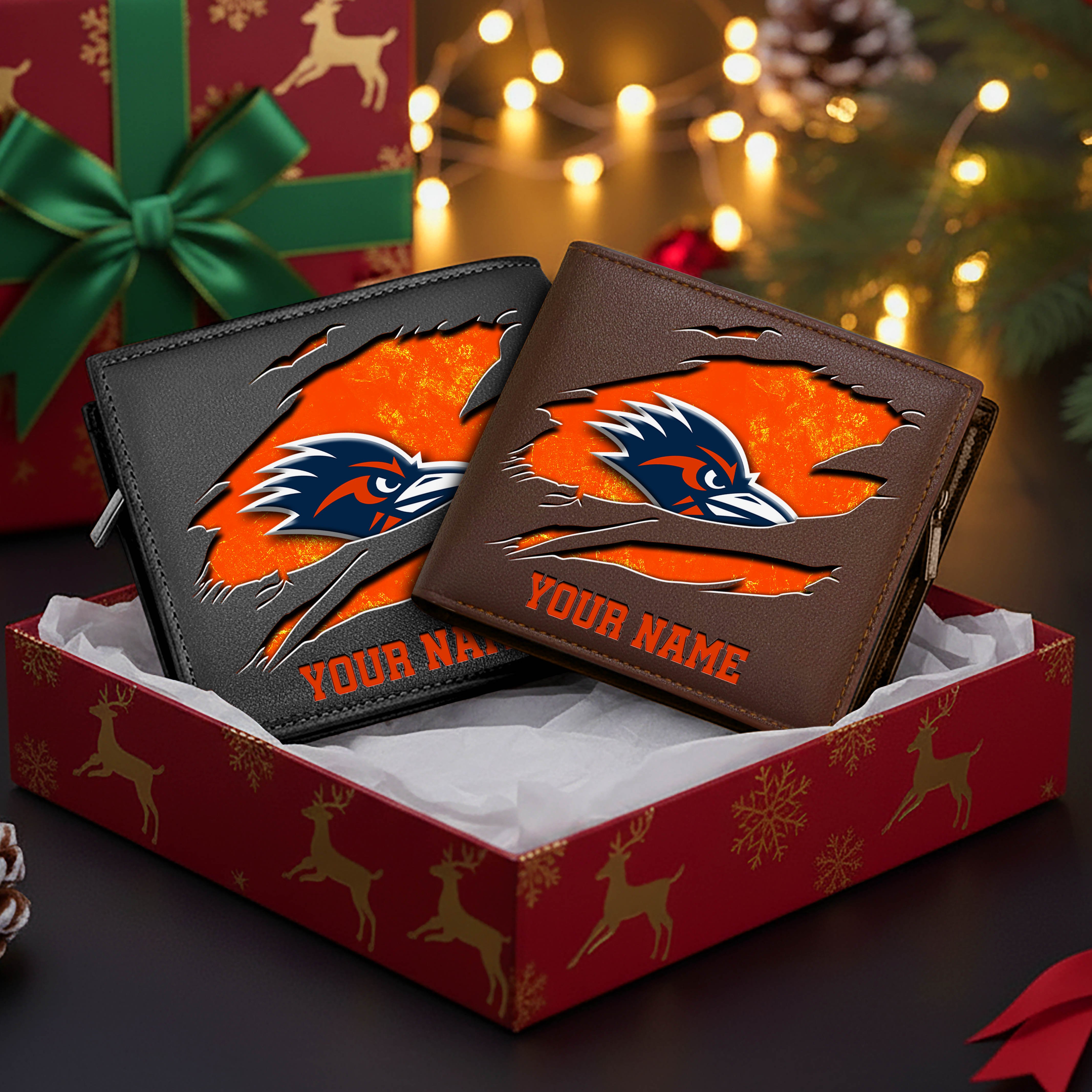 Alternative view of UTSA Roadrunners Men Wallet Custom Your Name, Football Team Men Wallet For Fans, Gifts For Football Lovers EHIVM-08213237A