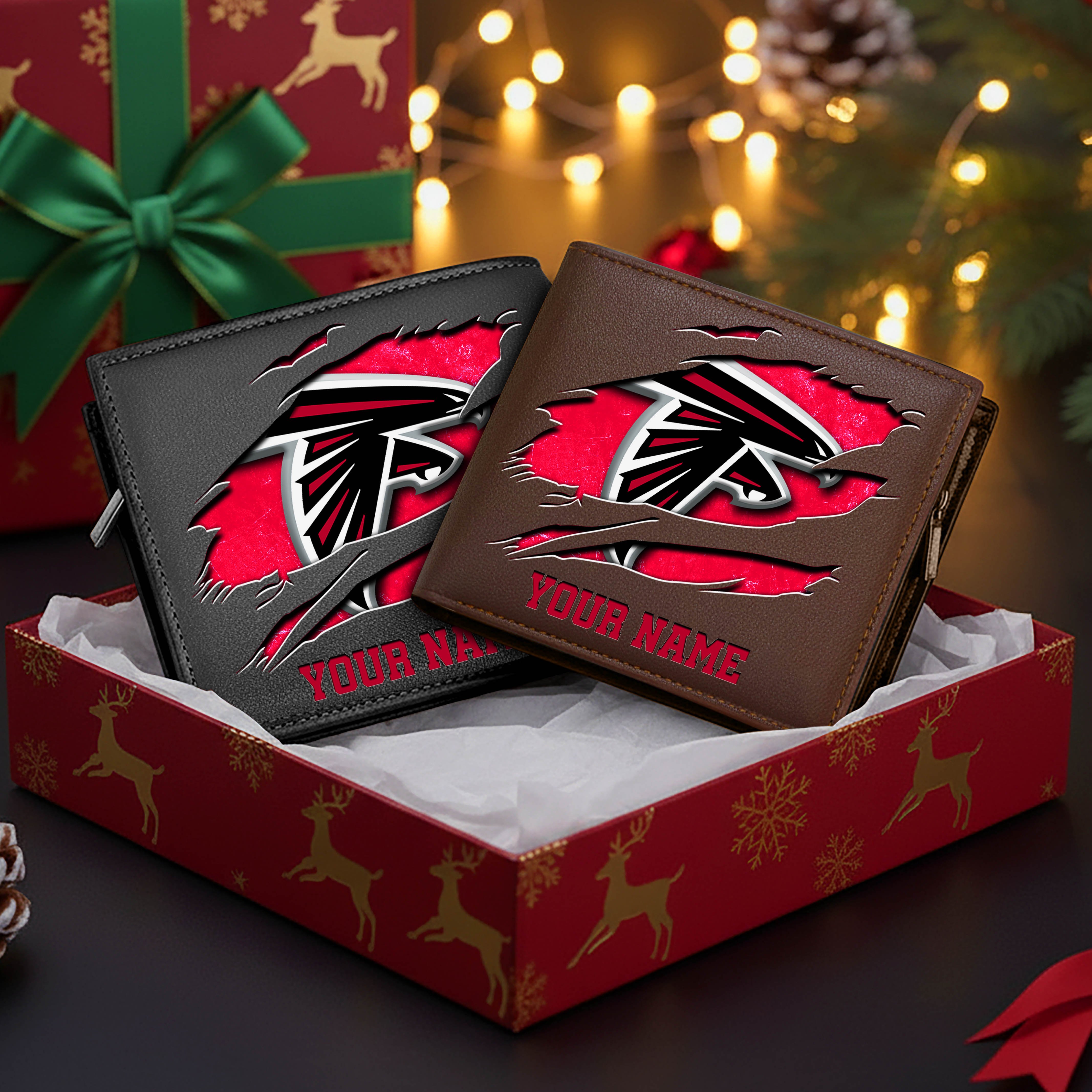 Alternative view of Atlanta Falcons Men Wallet Custom Your Name, Football Team Men Wallet For Fans, Gifts For Football Lovers EHIVM-11034364N