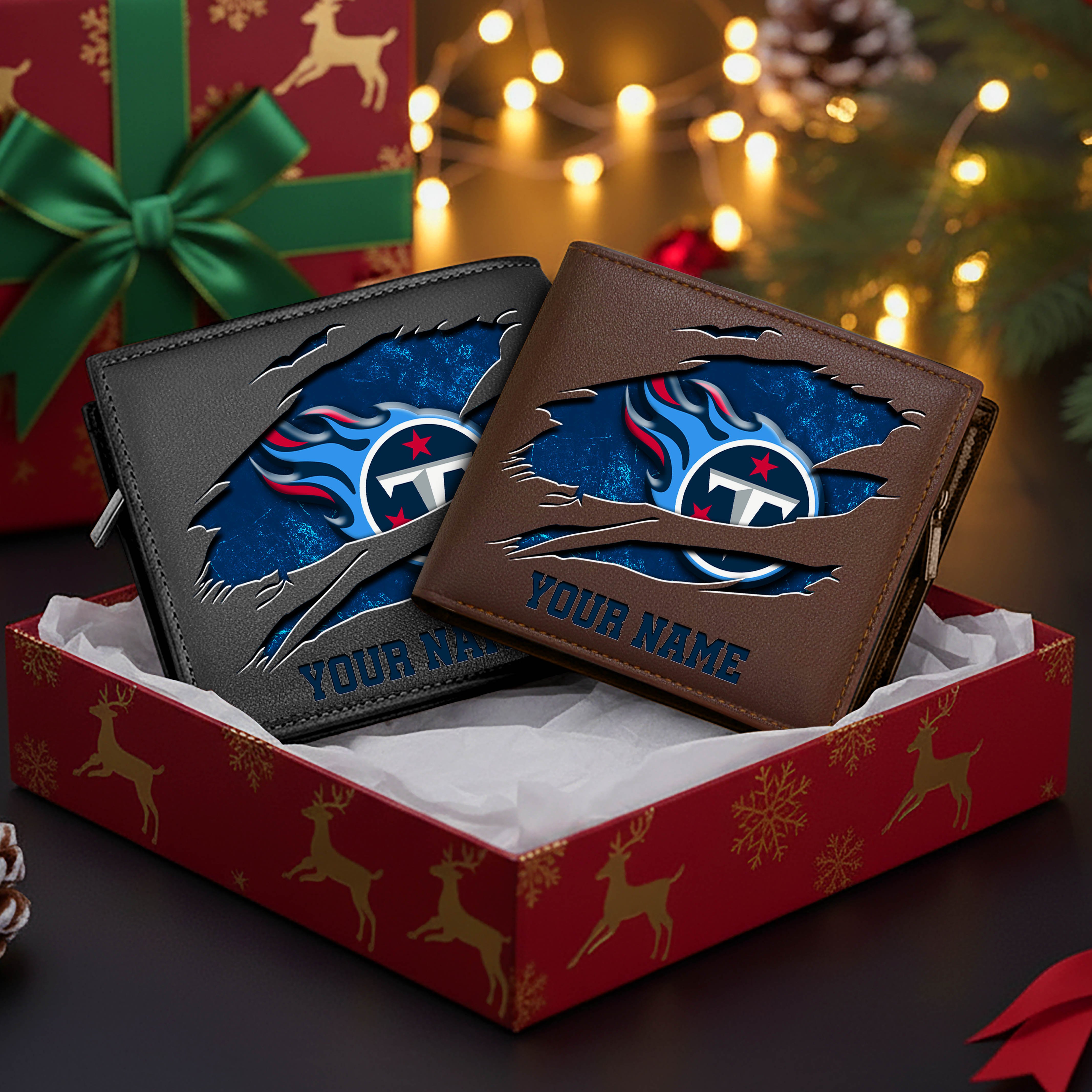 Alternative view of Tennessee Titans Men Wallet Custom Your Name, Football Team Men Wallet For Fans, Gifts For Football Lovers EHIVM-11034364N