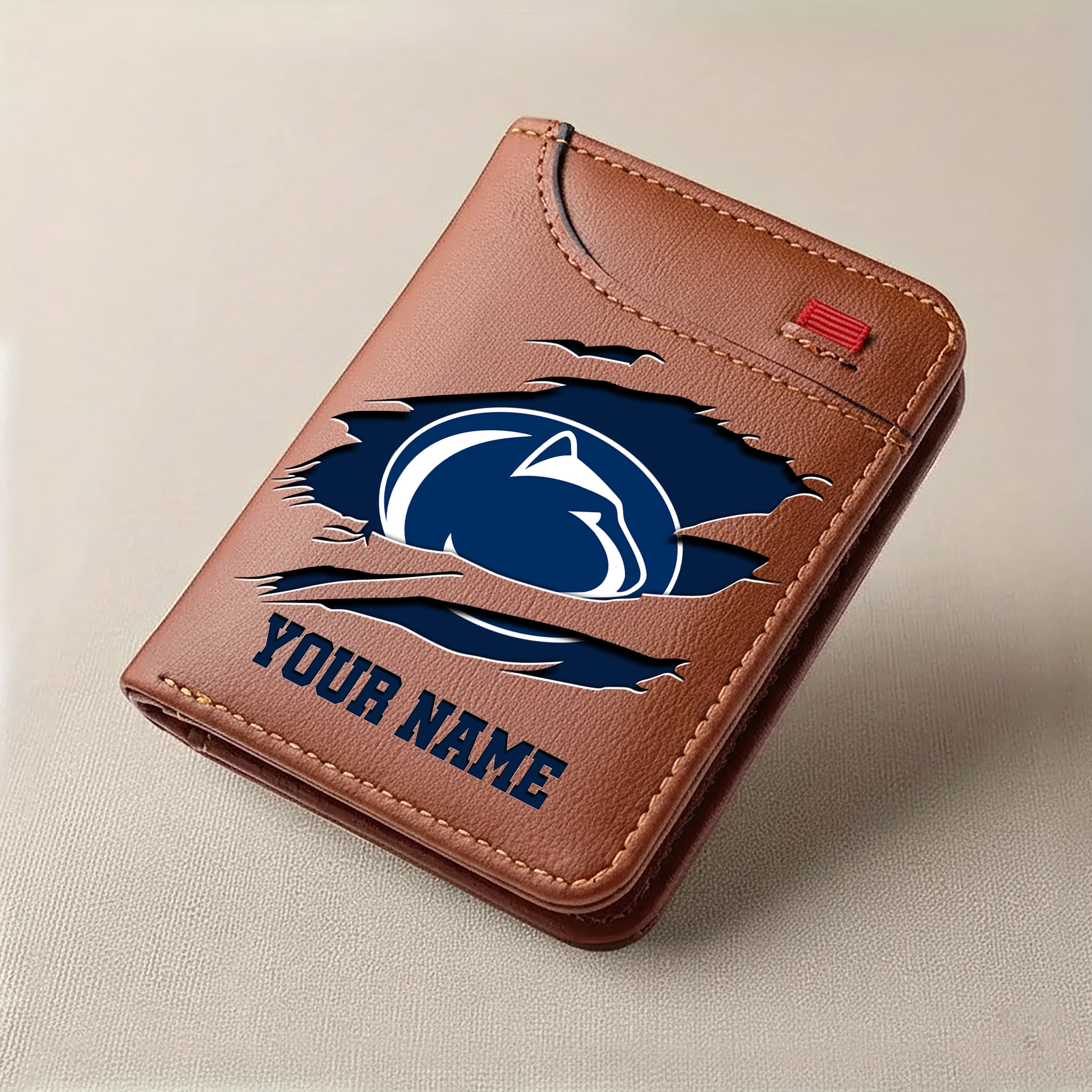 Penn State Nittany Lions Men Wallet Custom Your Name, Football Team Men Wallet For Fans, Gifts For Football Lovers EHIVM-09253657A - Image 4