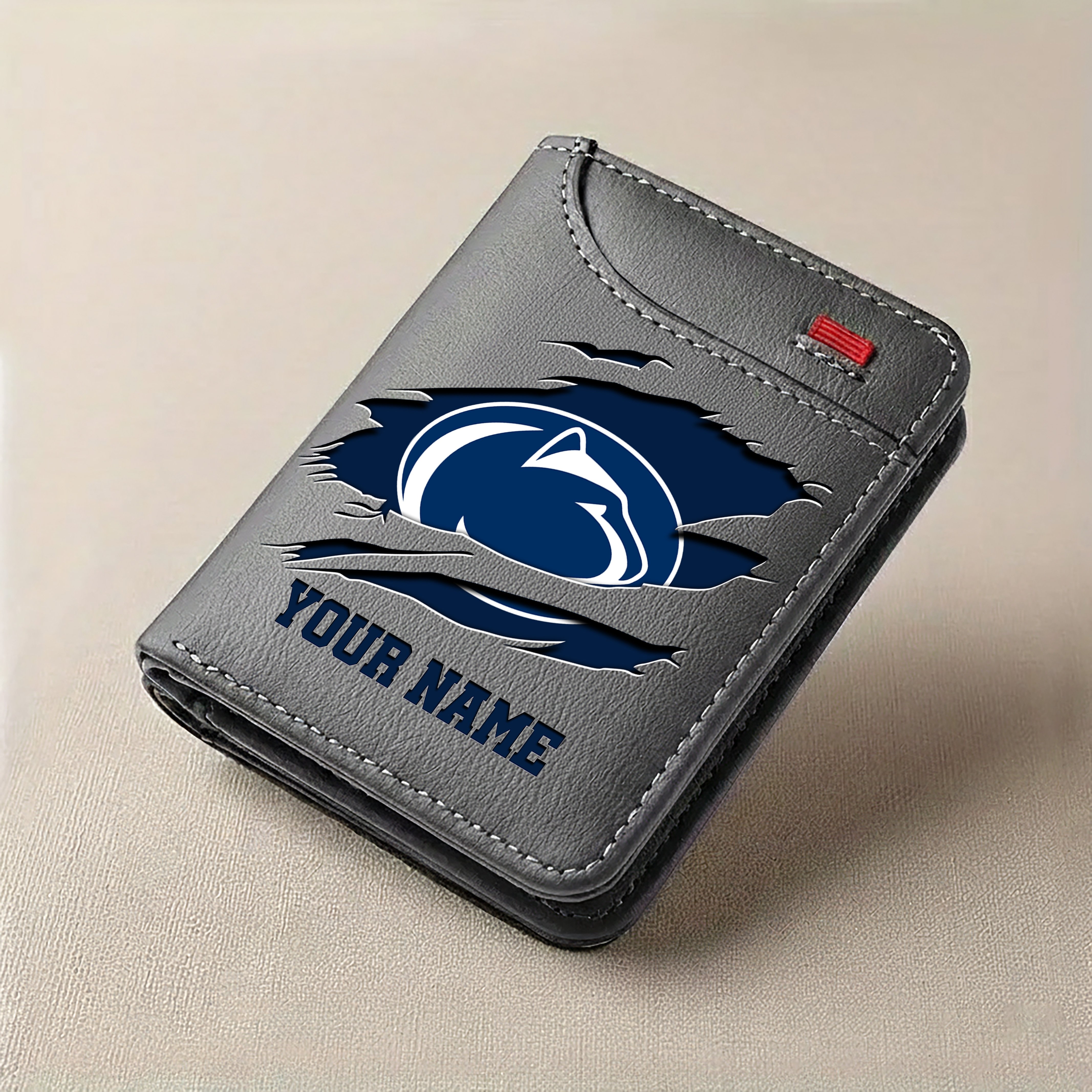 Penn State Nittany Lions Men Wallet Custom Your Name, Football Team Men Wallet For Fans, Gifts For Football Lovers EHIVM-09253657A - Image 5