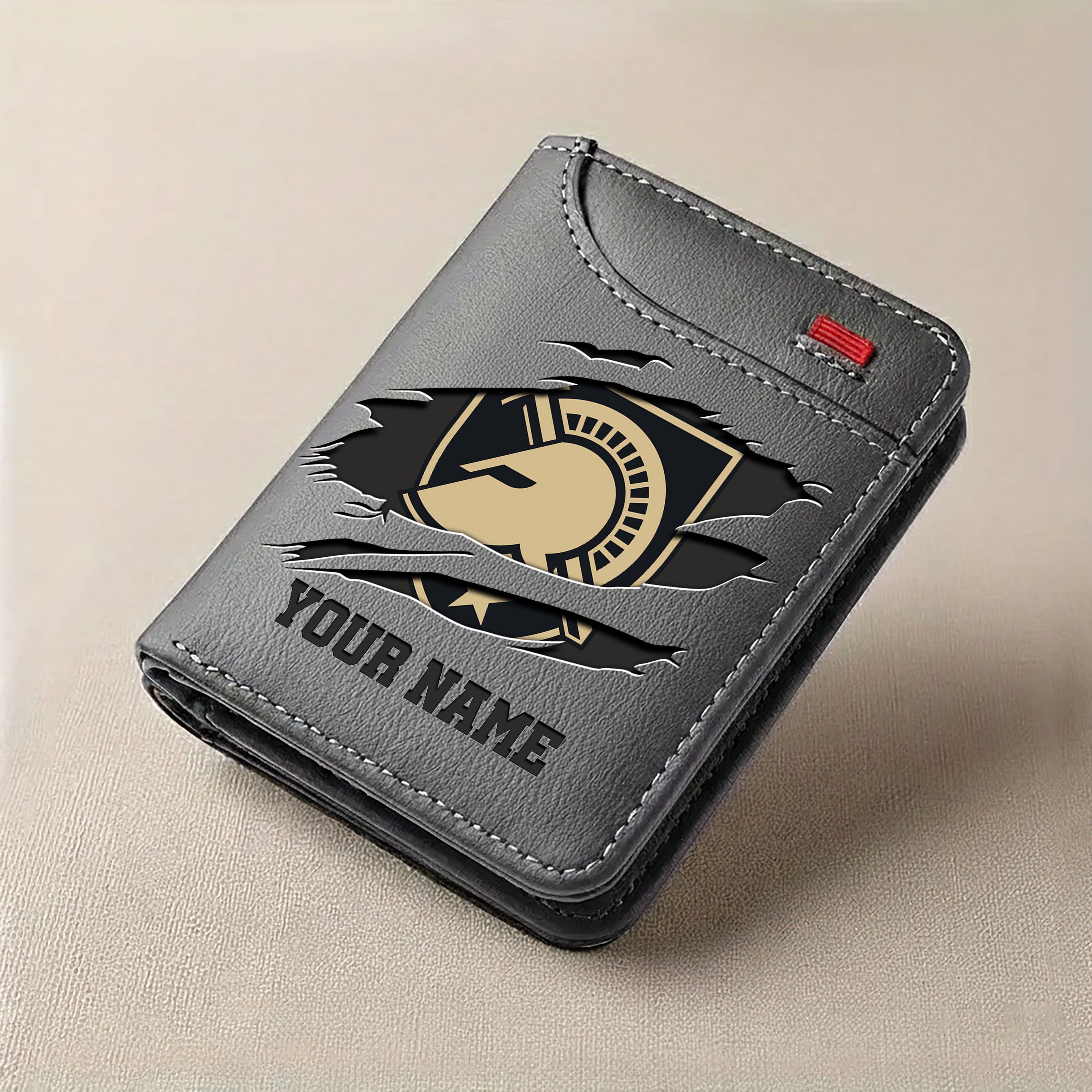 Army Black Knights Men Wallet Custom Your Name, Football Team Men Wallet For Fans, Gifts For Football Lovers EHIVM-09253657A - Image 5