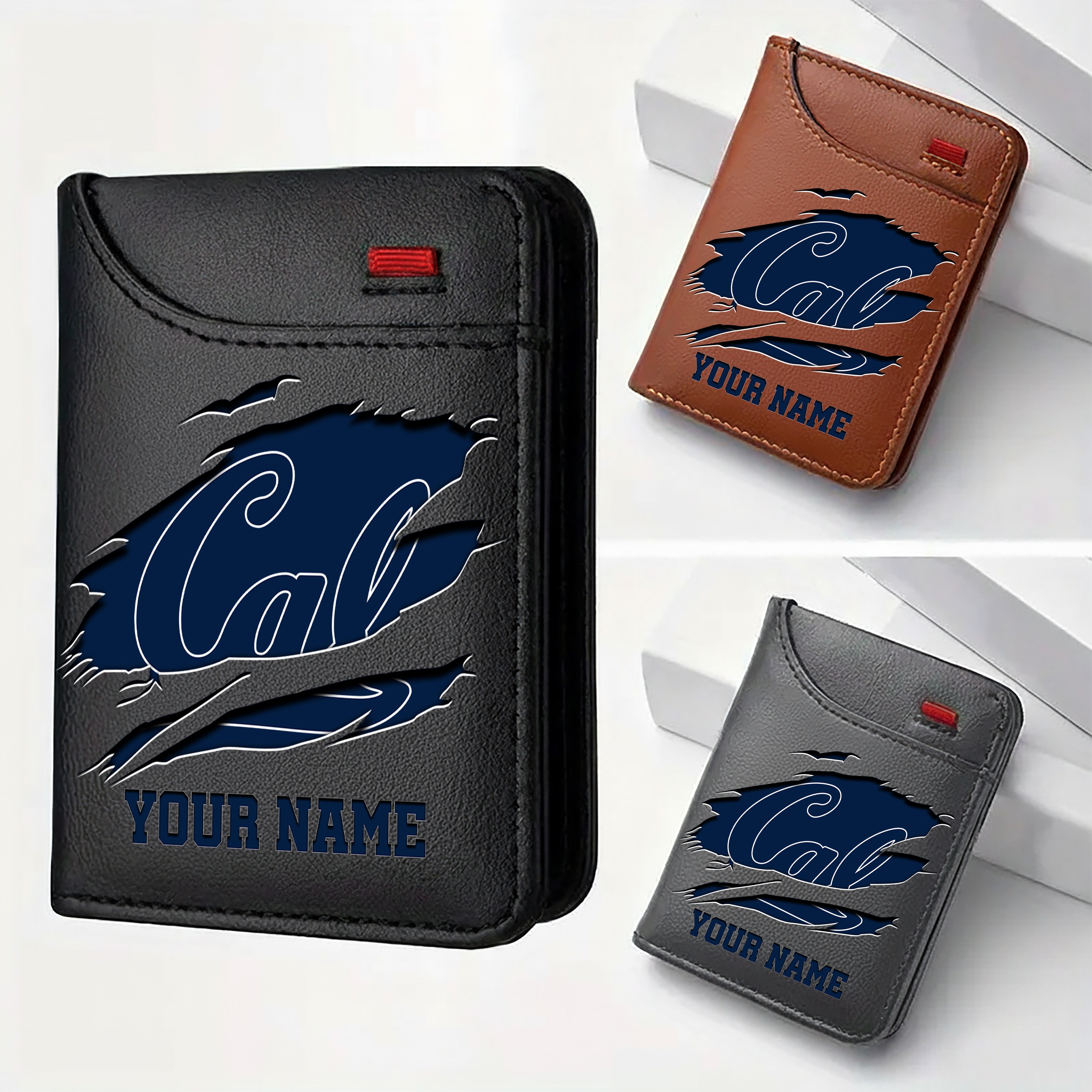 California Golden Bears Men Wallet Custom Your Name, Football Team Men Wallet For Fans, Gifts For Football Lovers EHIVM-09253657A