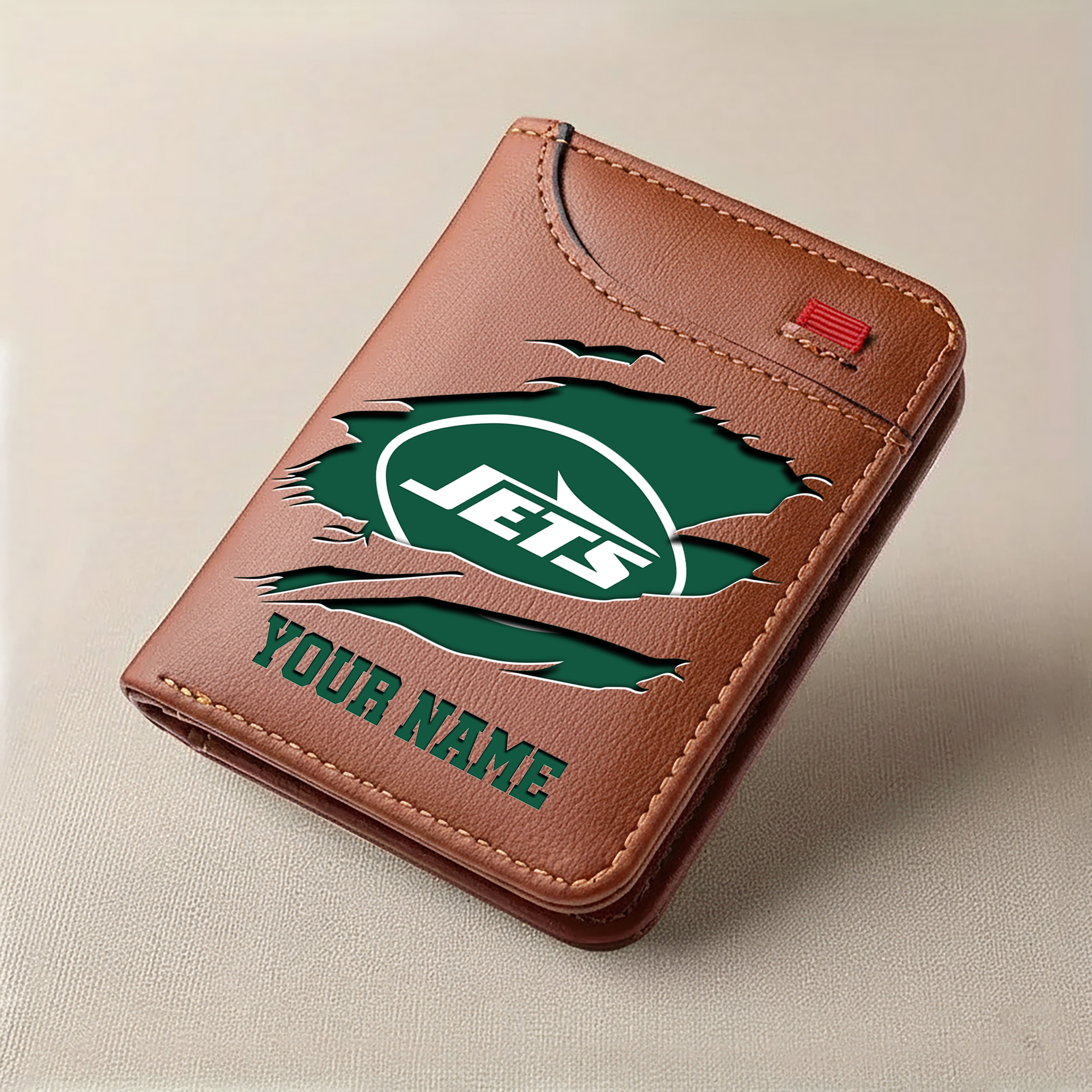 New York Jets Men Wallet Custom Your Name, Football Team Men Wallet For Fans, Gifts For Football Lovers EHIVM-11194522N - Image 4