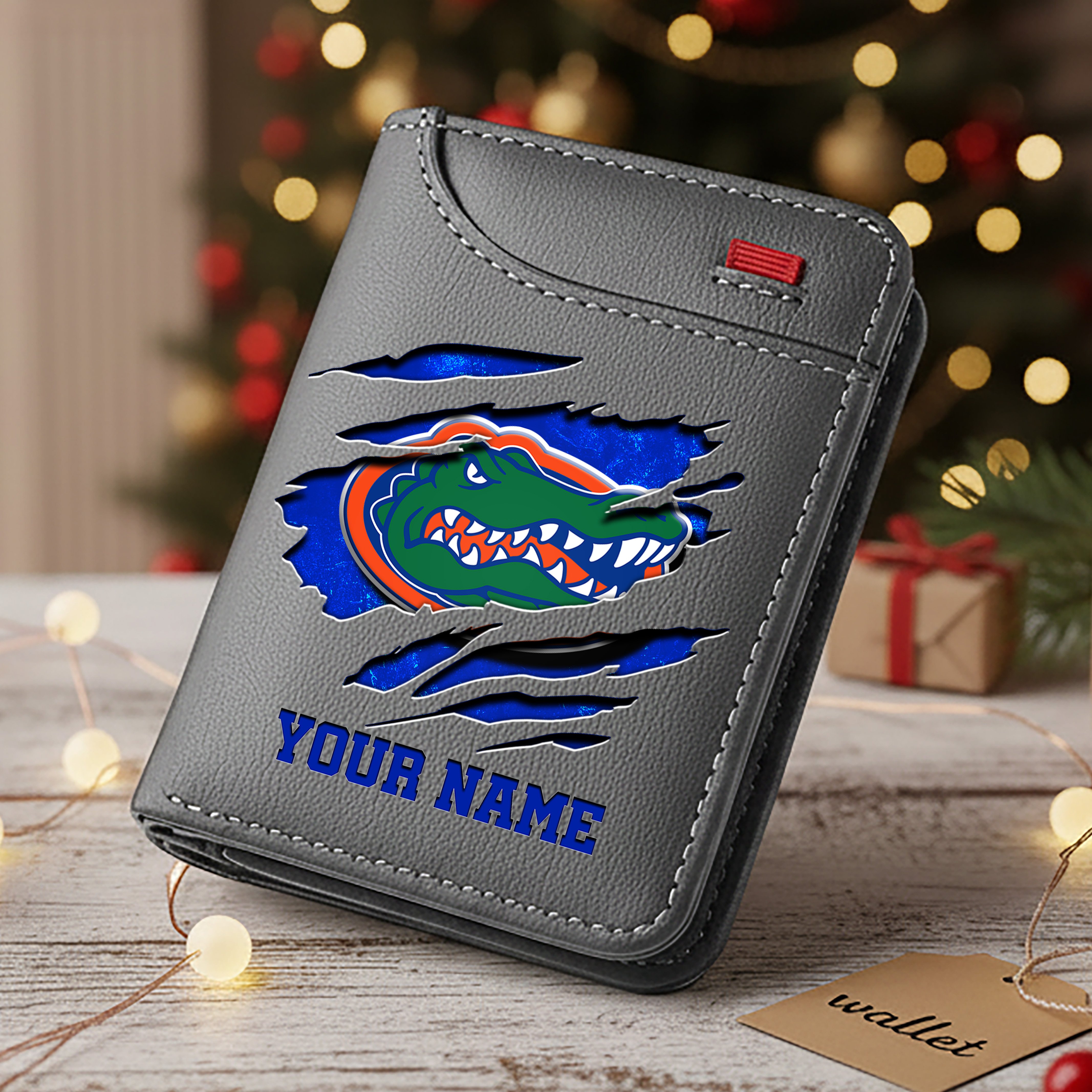 Alternative view of Florida Gators Men Wallet Custom Your Name, Football Team Men Wallet For Fans, Gifts For Football Lovers EHIVM-11194526A