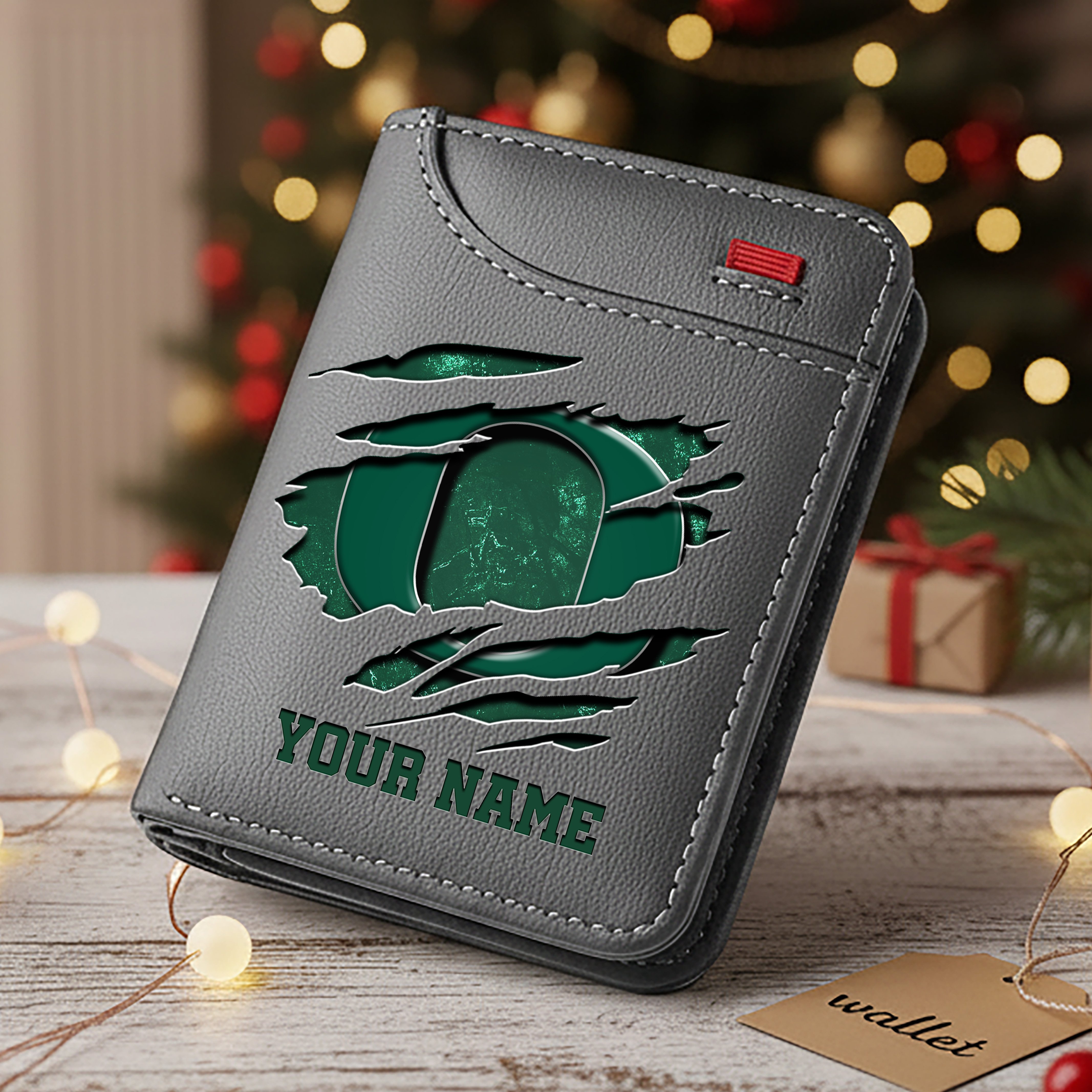 Alternative view of Oregon Ducks Men Wallet Custom Your Name, Football Team Men Wallet For Fans, Gifts For Football Lovers EHIVM-11194526A