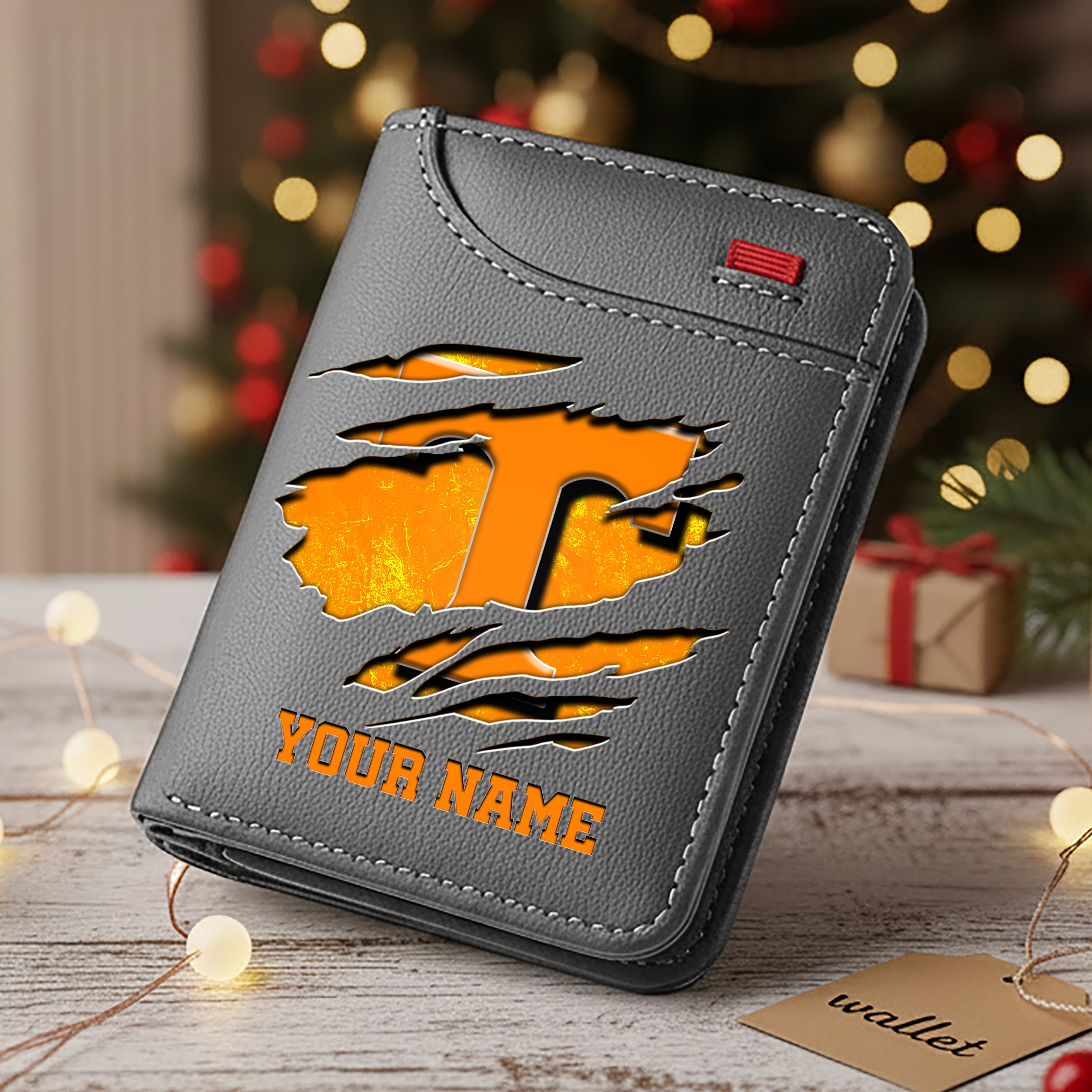 Alternative view of Tennessee Volunteers Men Wallet Custom Your Name, Football Team Men Wallet For Fans, Gifts For Football Lovers EHIVM-11194526A