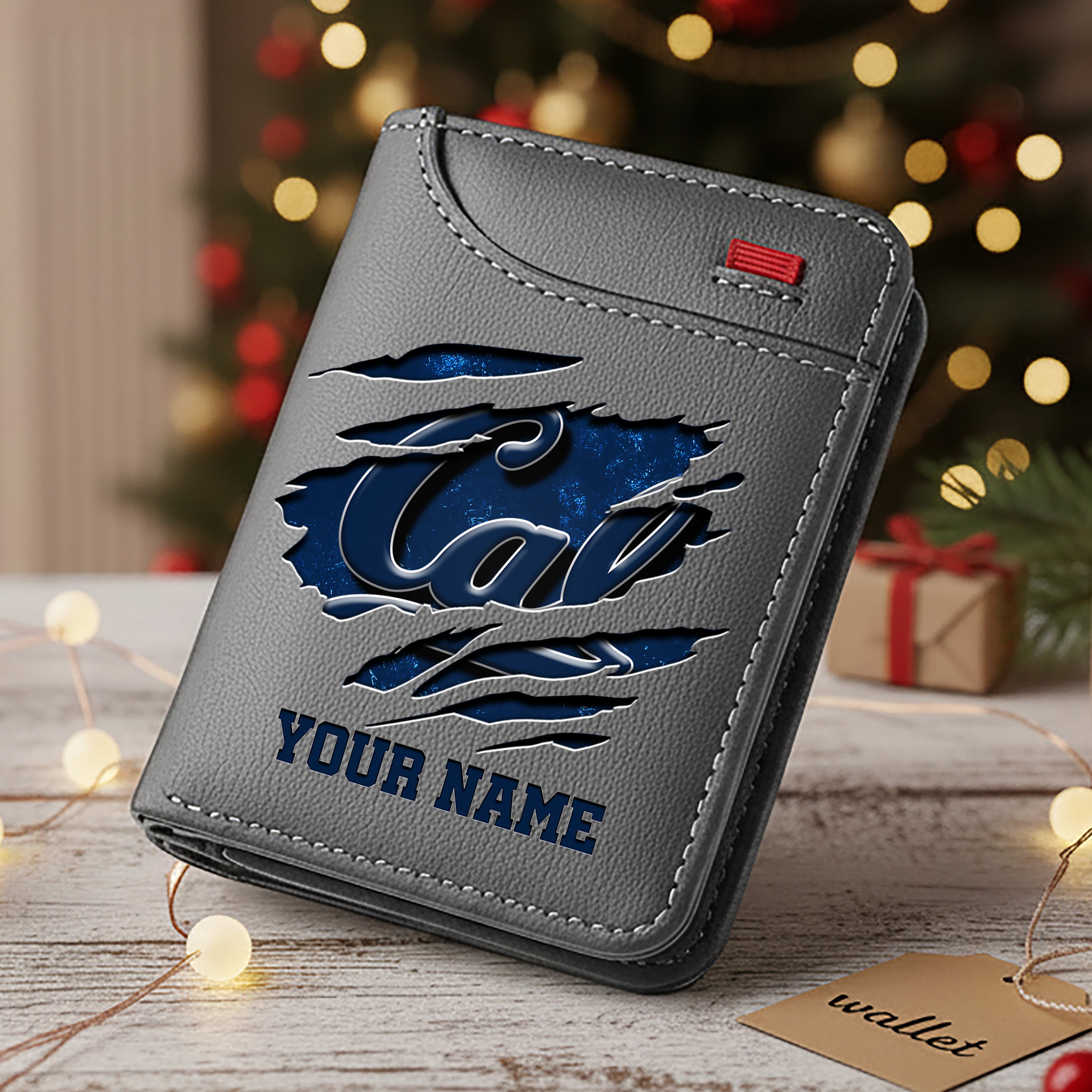 Alternative view of California Golden Bears Men Wallet Custom Your Name, Football Team Men Wallet For Fans, Gifts For Football Lovers EHIVM-11194526A