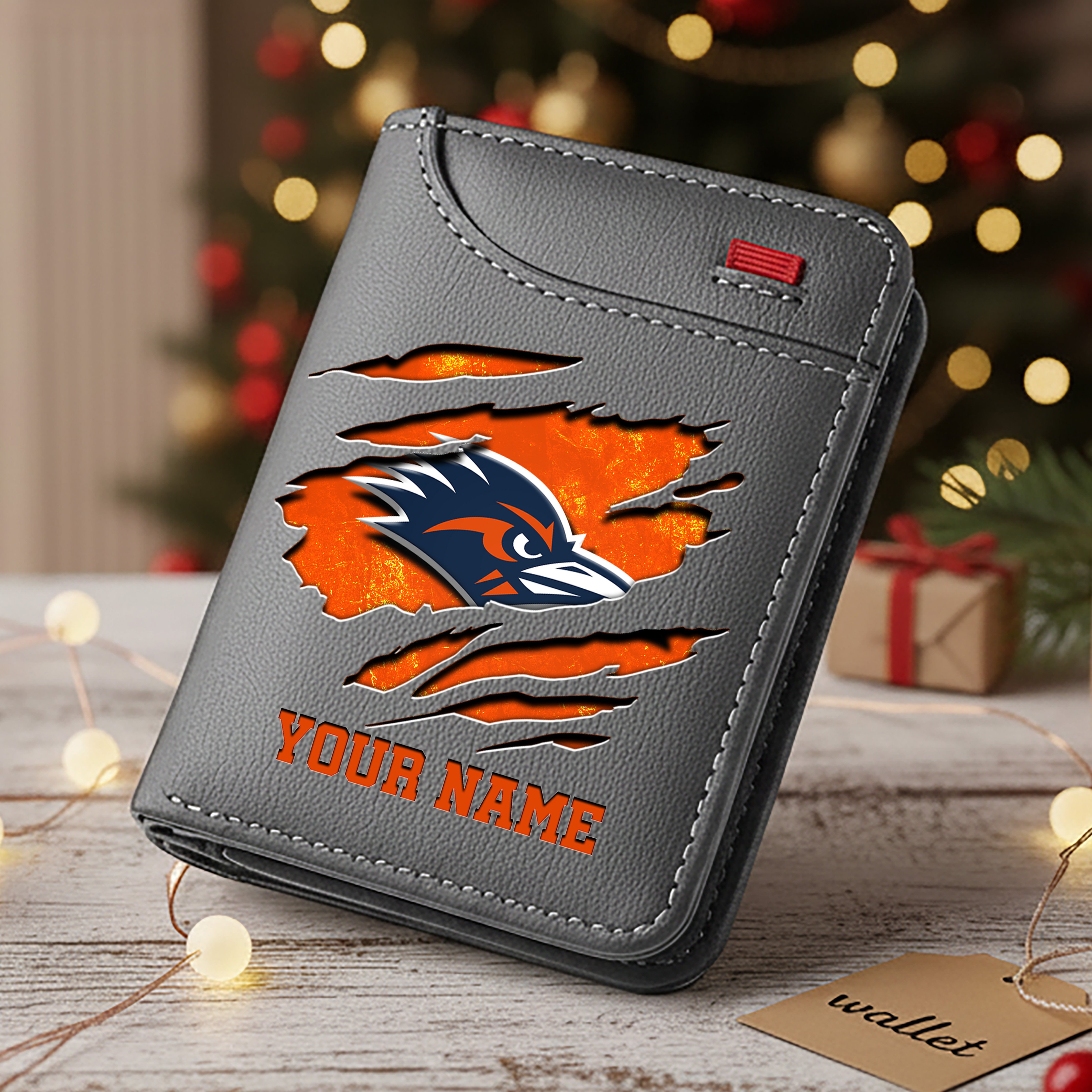 Alternative view of UTSA Roadrunners Men Wallet Custom Your Name, Football Team Men Wallet For Fans, Gifts For Football Lovers EHIVM-11194526A