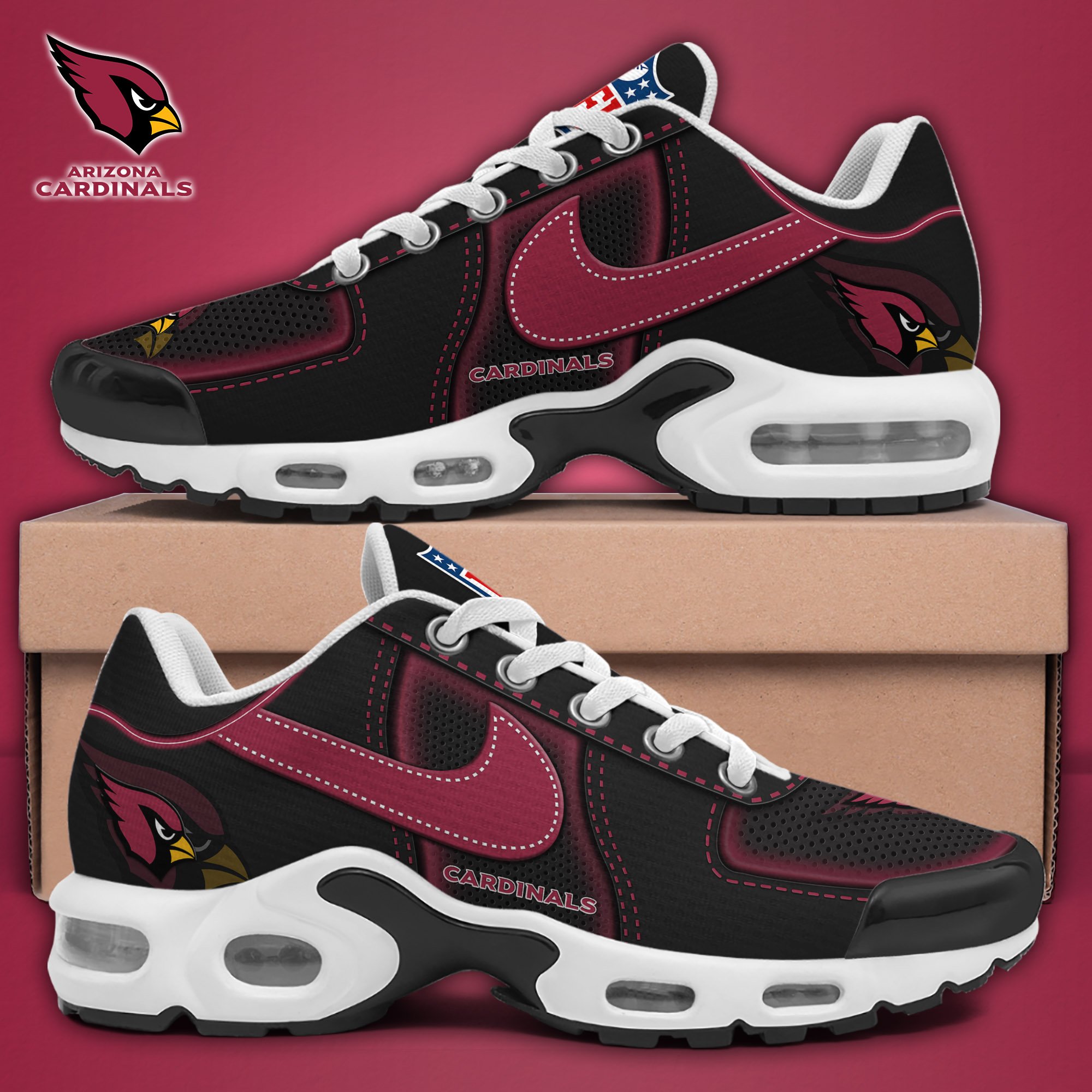 Arizona Cardinals TN Shoes 2025 Version Custom Name Sport Shoes For Fan Fan Gifts EHIVM-11274600N