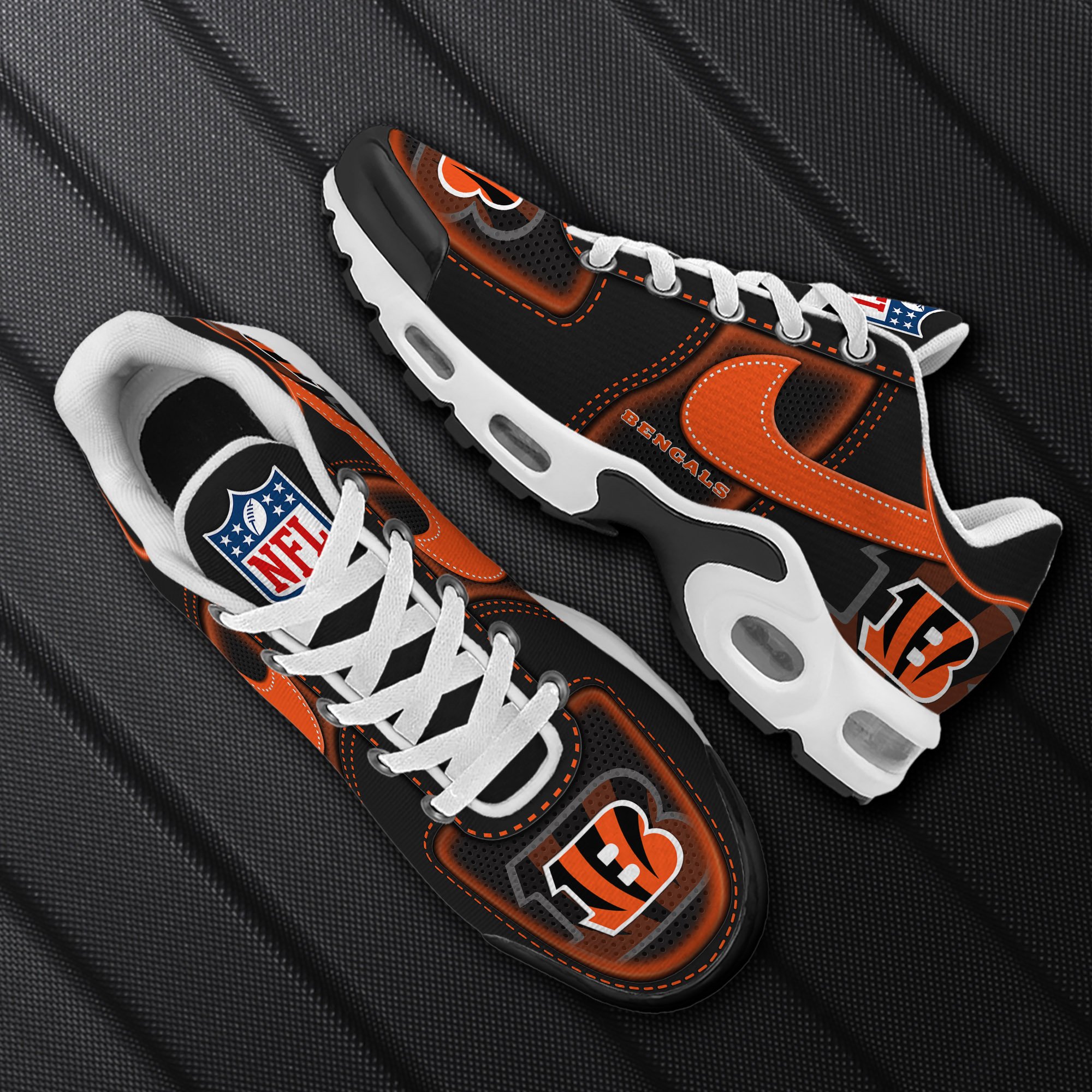 Alternative view of Cincinnati Bengals TN Shoes 2025 Version Custom Name Sport Shoes For Fan Fan Gifts EHIVM-11274600N