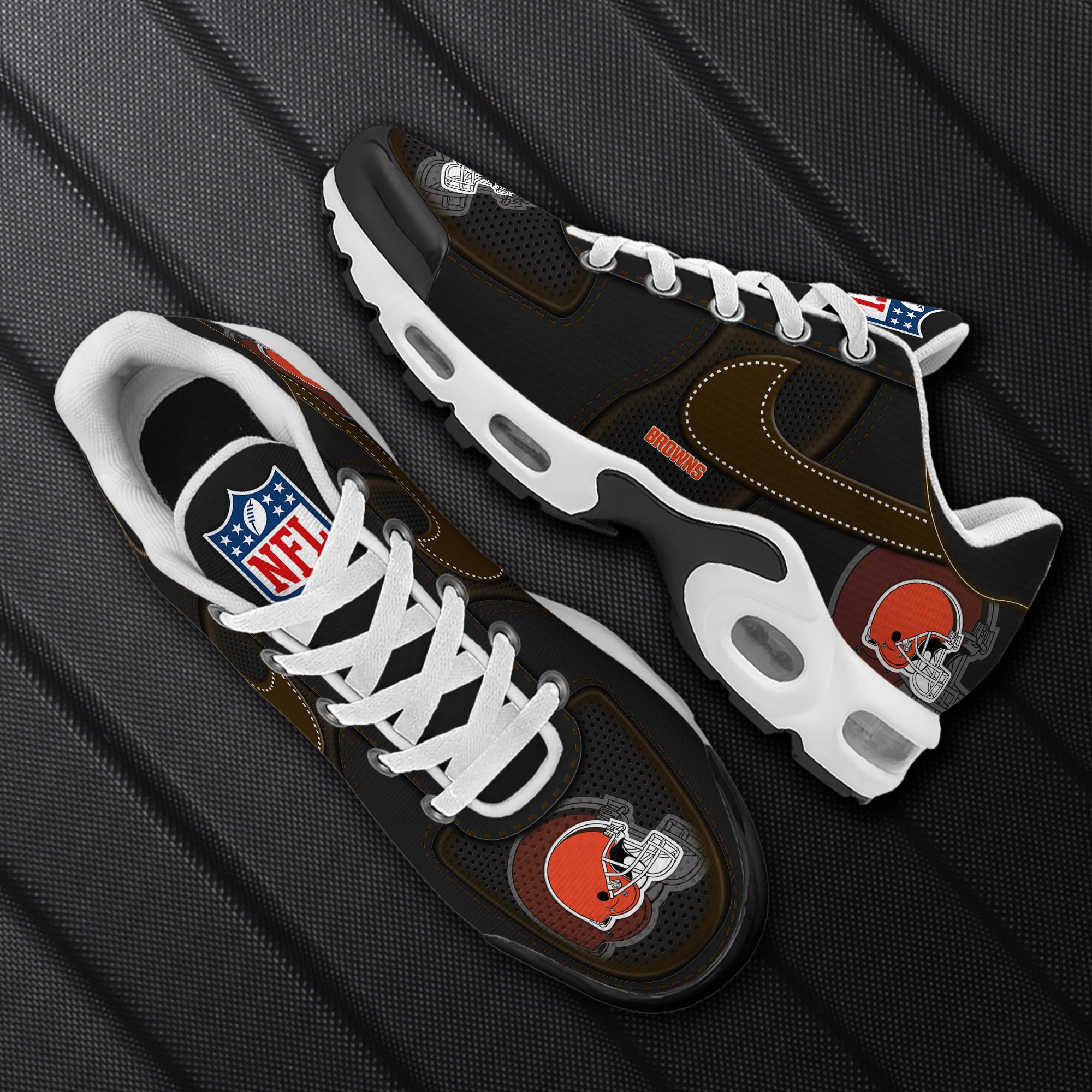 Alternative view of Cleveland Browns TN Shoes 2025 Version Custom Name Sport Shoes For Fan Fan Gifts EHIVM-11274600N