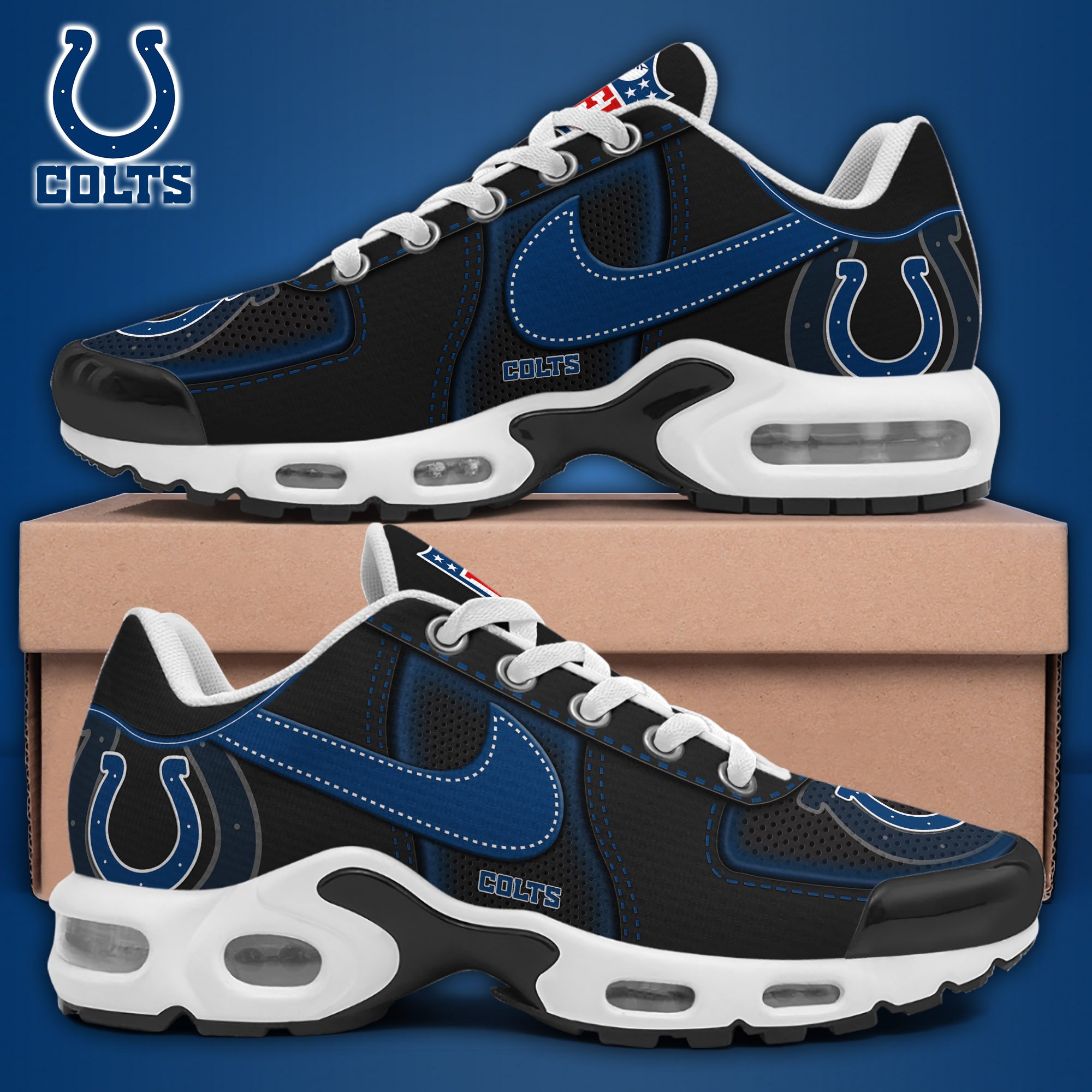 Indianapolis Colts TN Shoes 2025 Version Custom Name Sport Shoes For Fan Fan Gifts EHIVM-11274600N