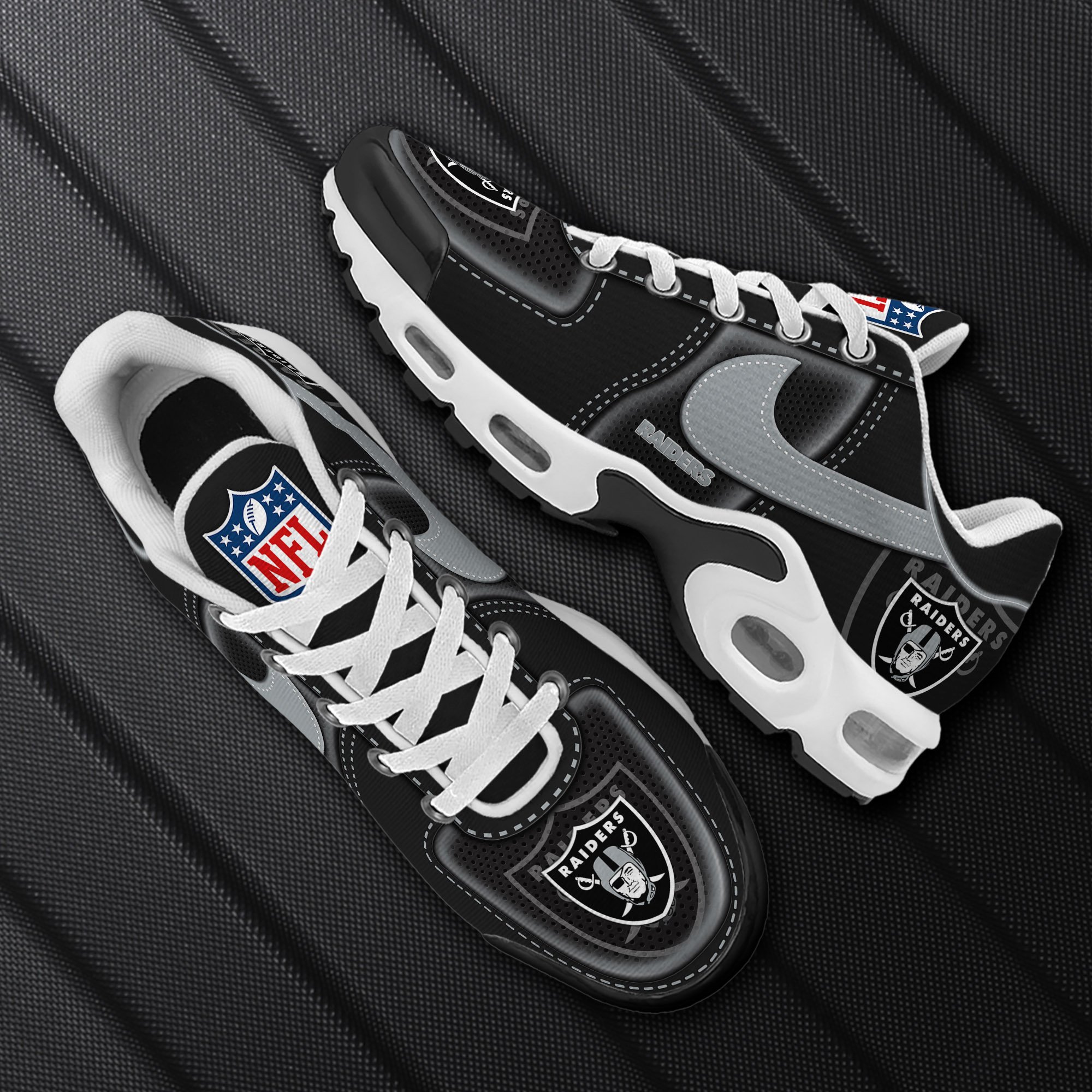 Alternative view of Las Vegas Raiders TN Shoes 2025 Version Custom Name Sport Shoes For Fan Fan Gifts EHIVM-11274600N