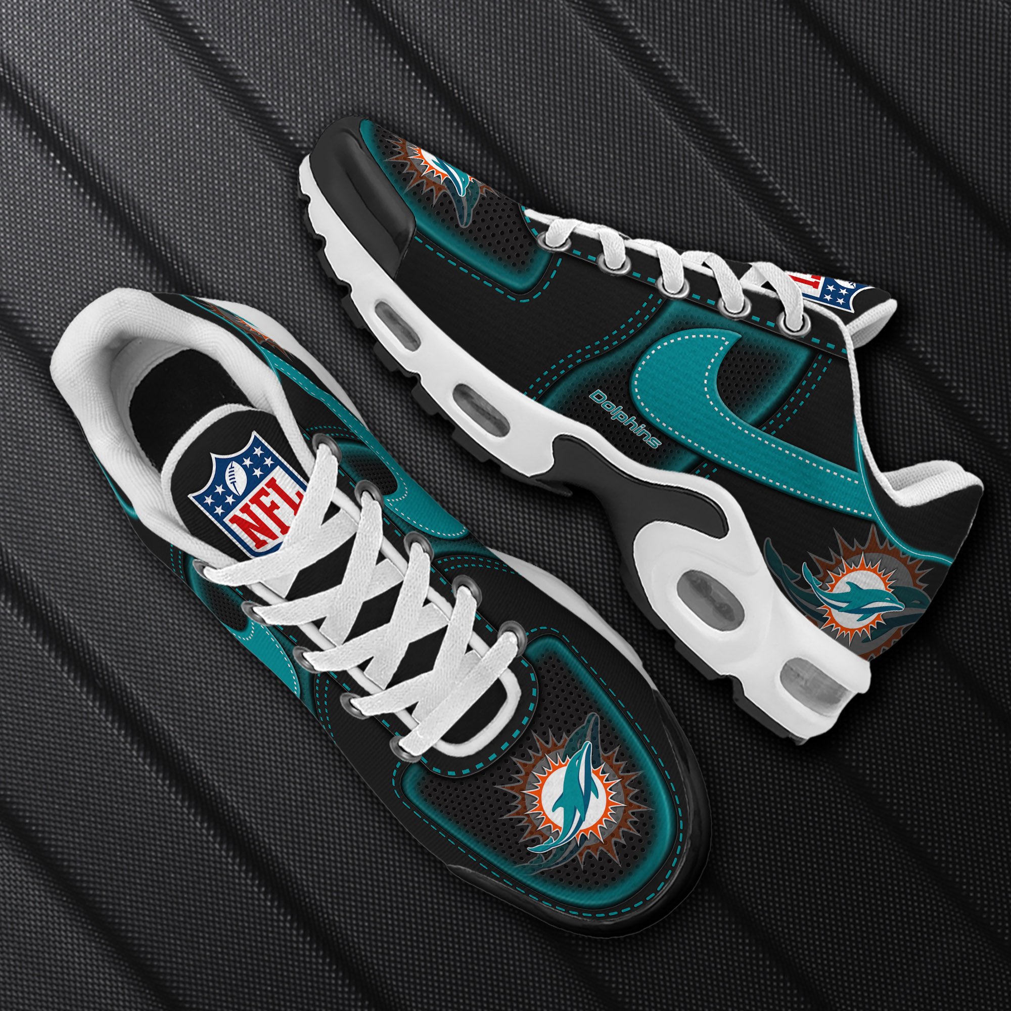 Alternative view of Miami Dolphins TN Shoes 2025 Version Custom Name Sport Shoes For Fan Fan Gifts EHIVM-11274600N