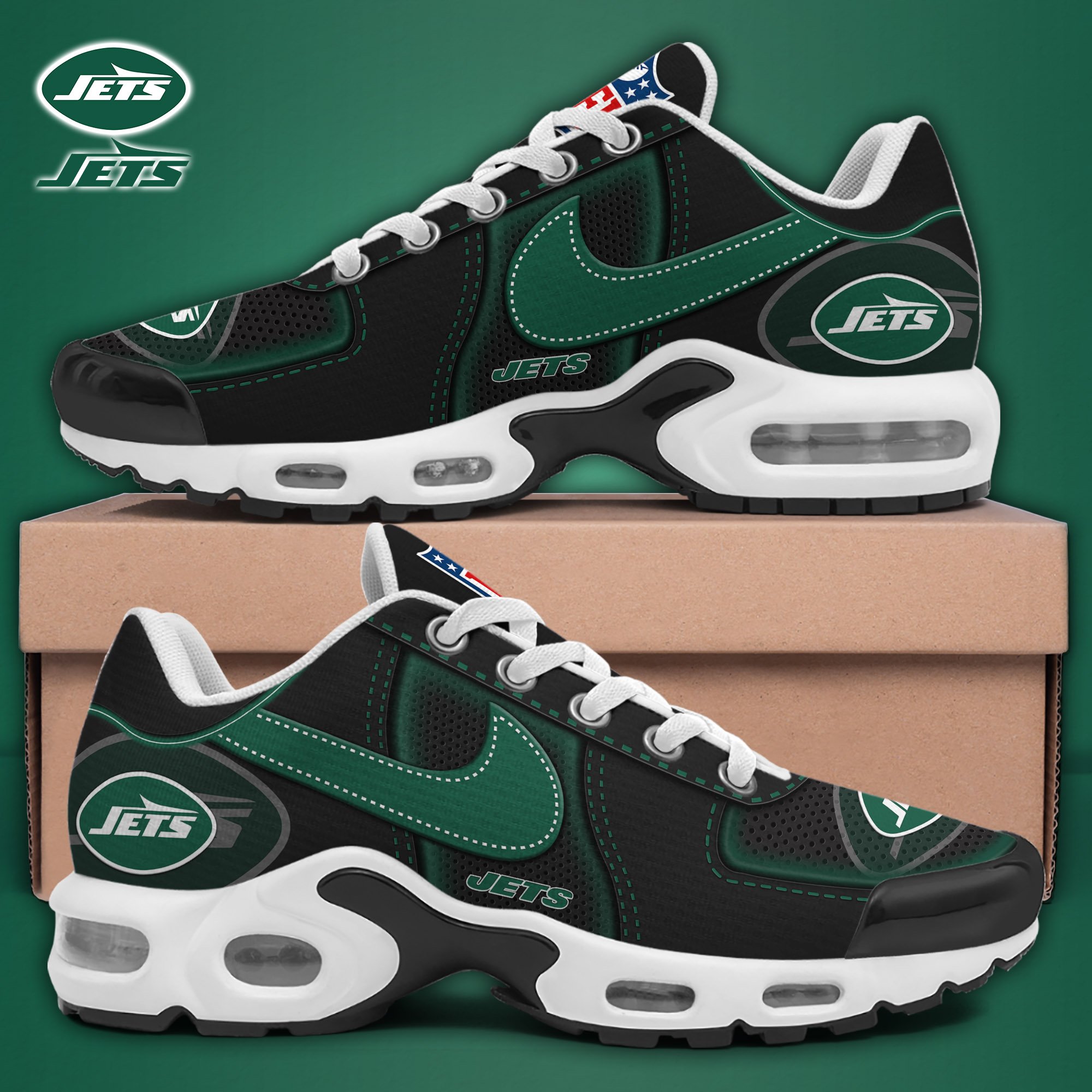 New York Jets TN Shoes 2025 Version Custom Name Sport Shoes For Fan Fan Gifts EHIVM-11274600N