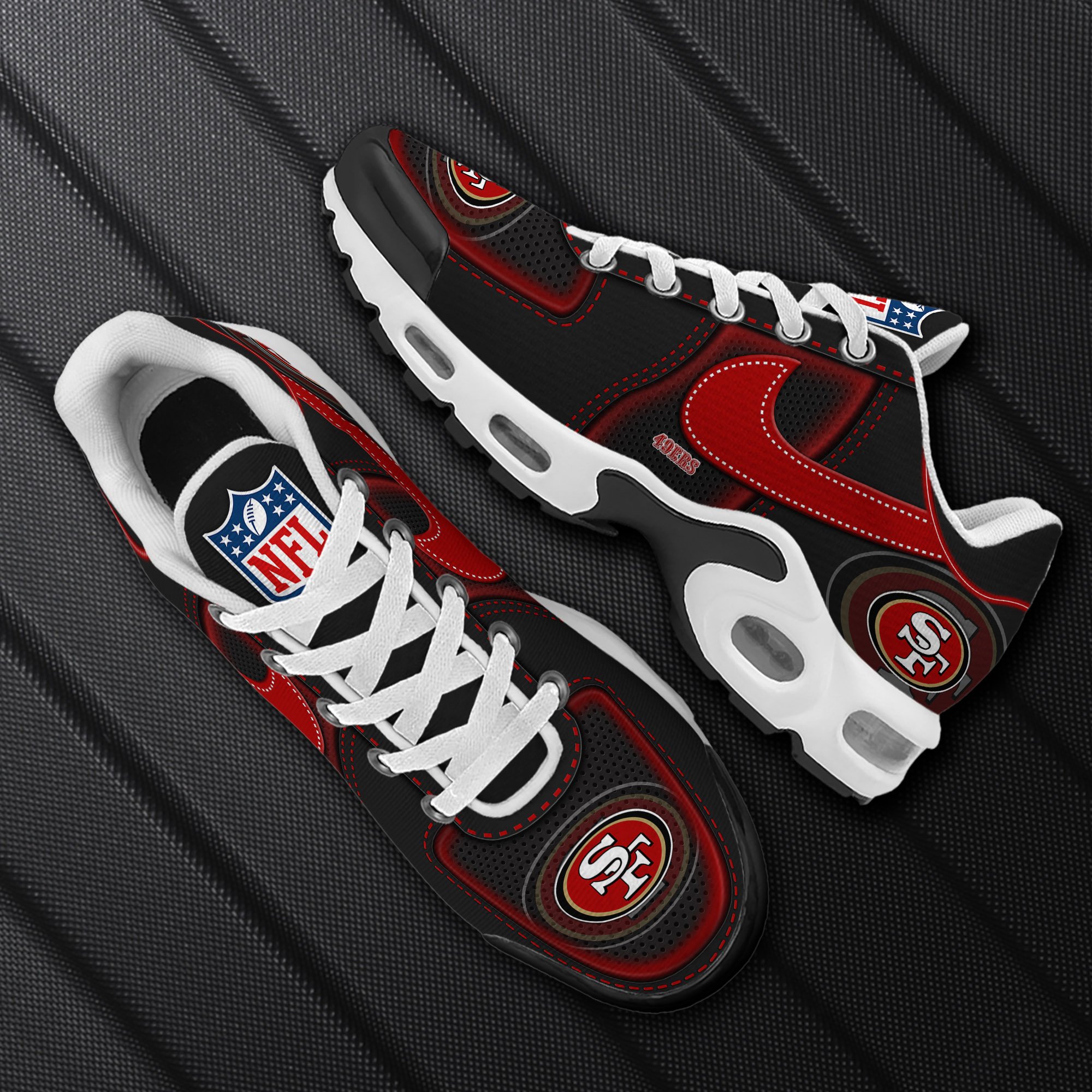 Alternative view of San Francisco 49ers TN Shoes 2025 Version Custom Name Sport Shoes For Fan Fan Gifts EHIVM-11274600N