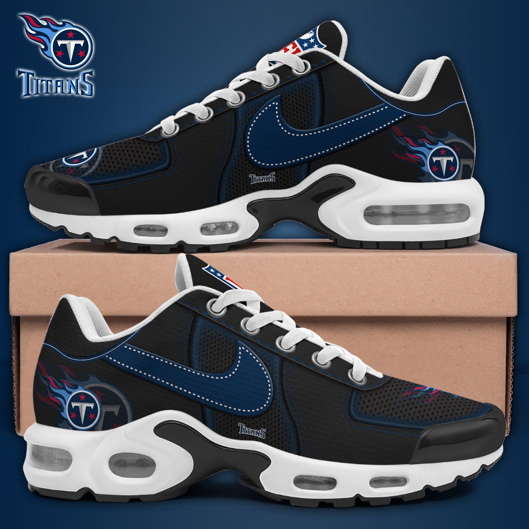 Tennessee Titans TN Shoes 2025 Version Custom Name Sport Shoes For Fan Fan Gifts EHIVM-11274600N