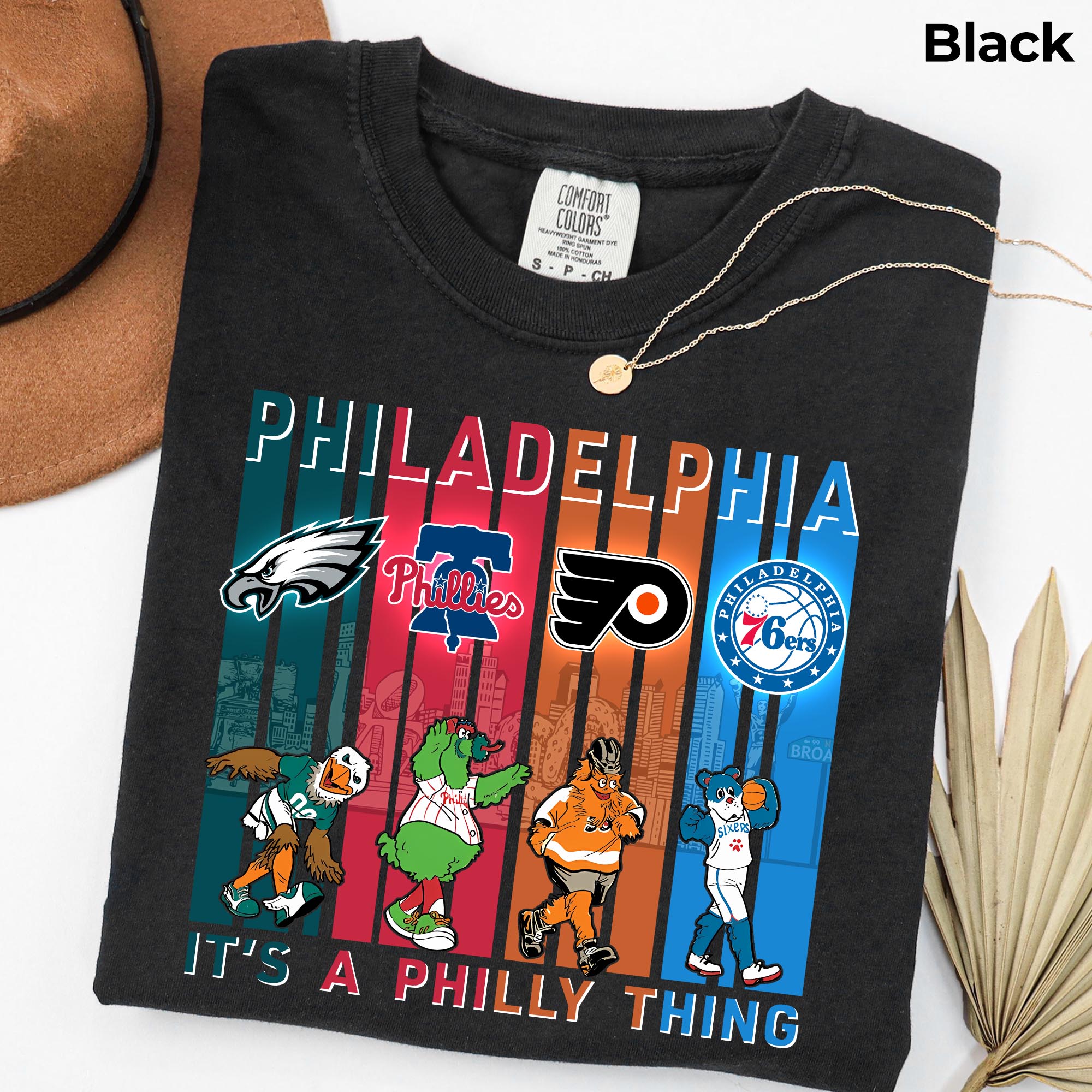 Philadelphia Mascot Comfort Colors T-Shirt Choose Your Color, It&rsquo;s A Philly Thing, Philadelphia Team Shirt, Sport Gifts ETRG-06032423