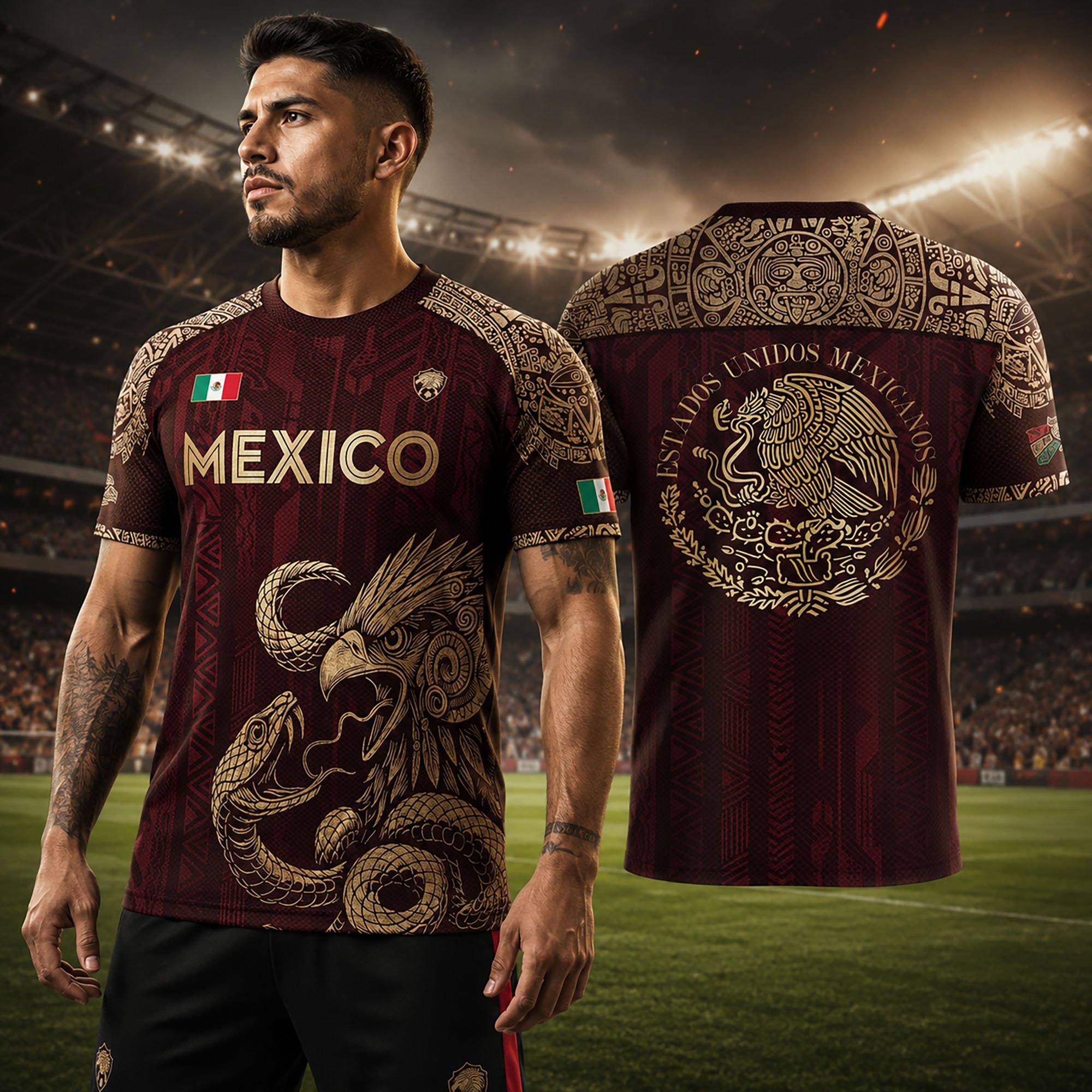 MEXICO Soccer T-shirt, Mexico Fan Shirt, Sport Gifts - Image 6
