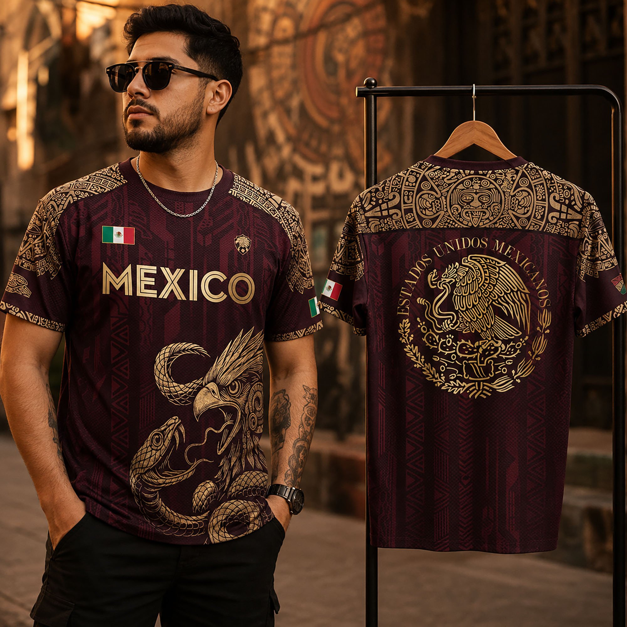 MEXICO Soccer T-shirt, Mexico Fan Shirt, Sport Gifts - Image 7