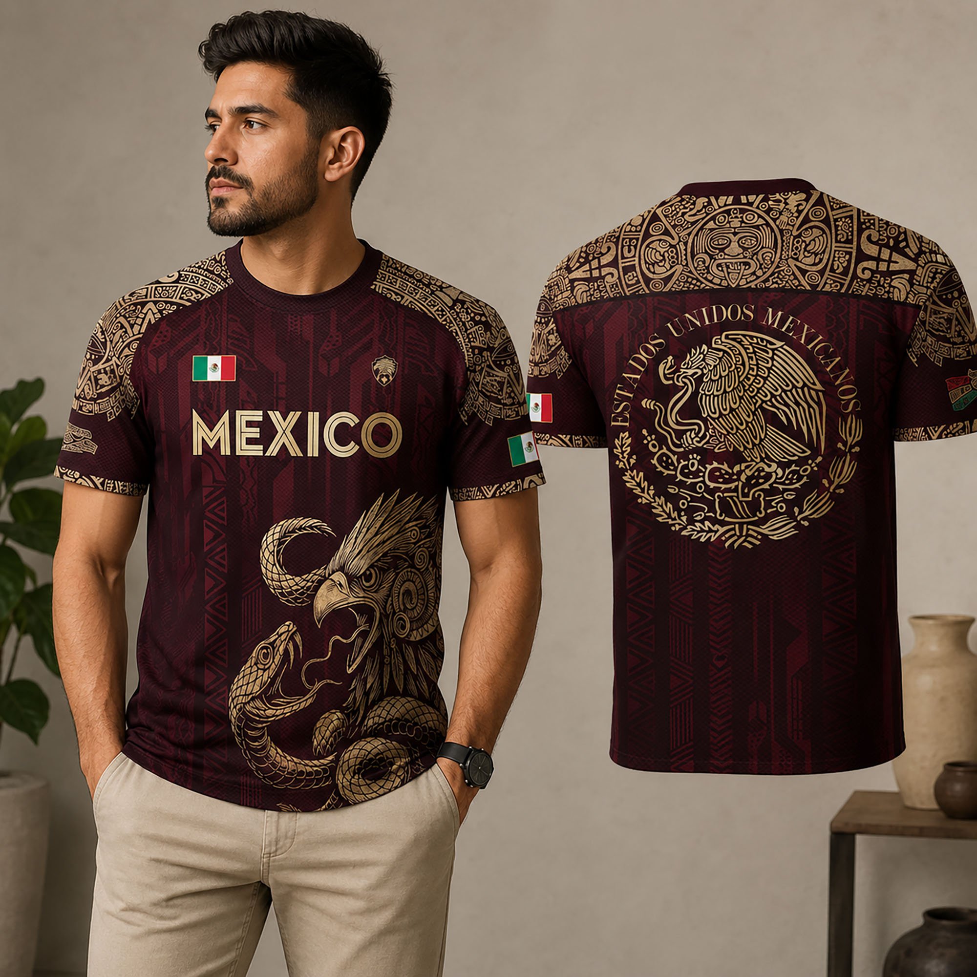 MEXICO Soccer T-shirt, Mexico Fan Shirt, Sport Gifts - Image 9