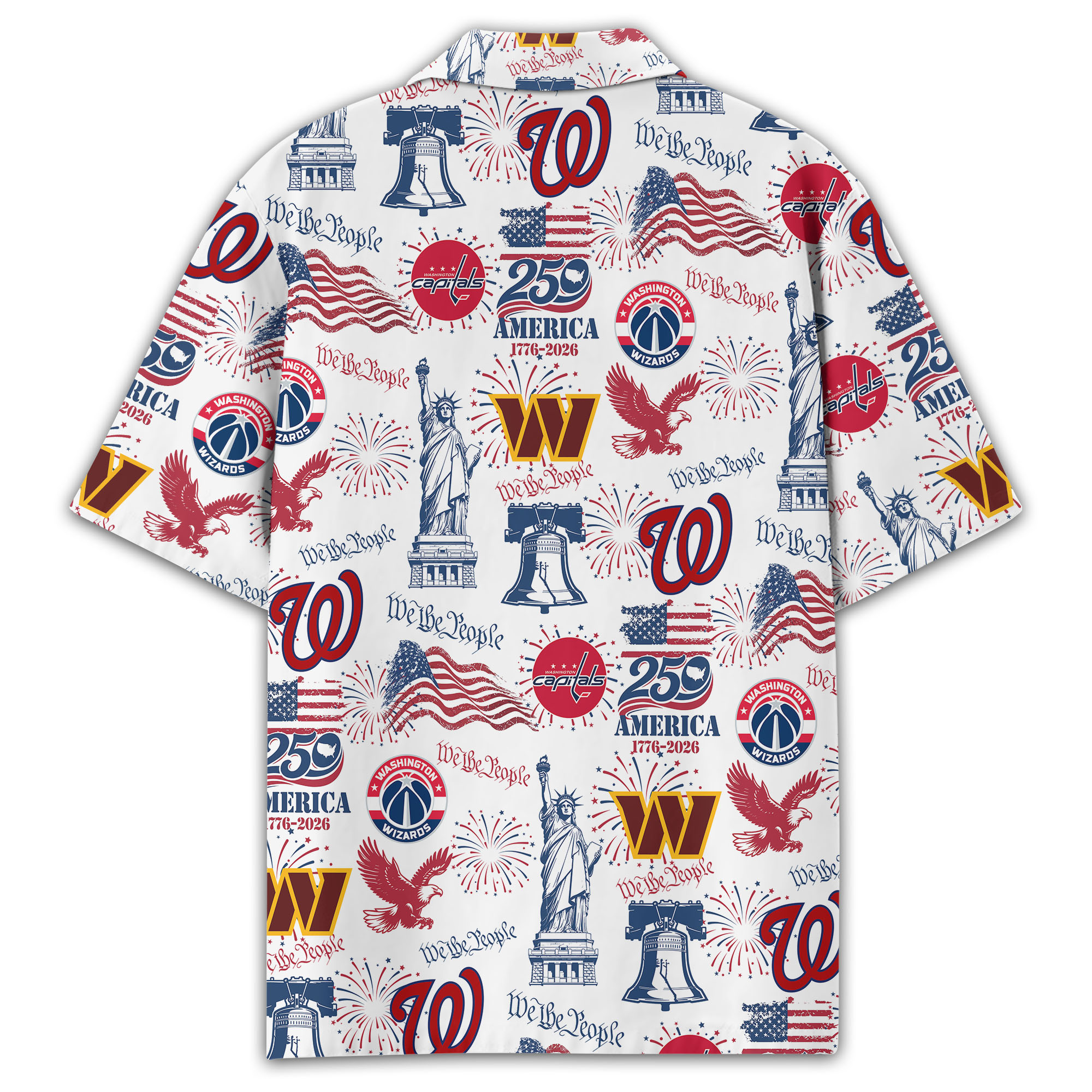 Washington D.C Sport Hawaii Shirt, We The People America 250, Fan Gifts - Image 9