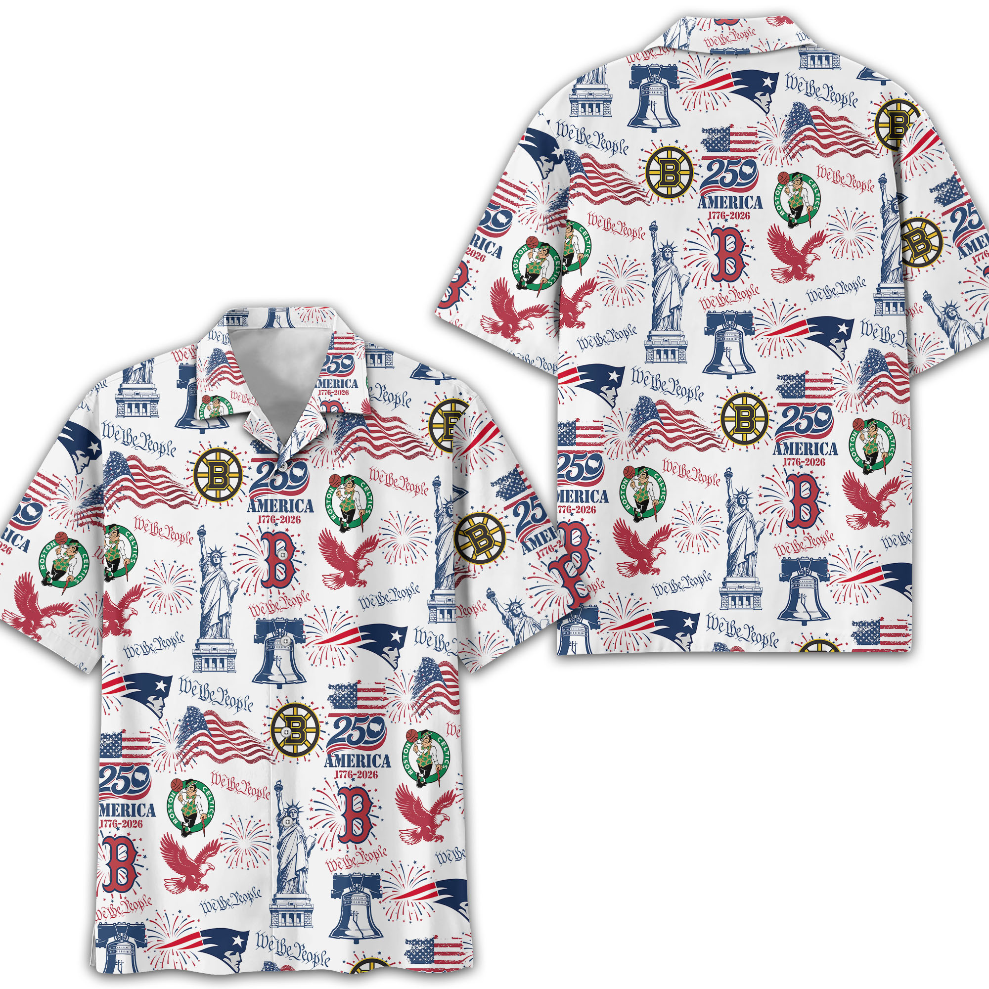 Boston City Sport Hawaii Shirt, We The People America 250, Fan Gifts