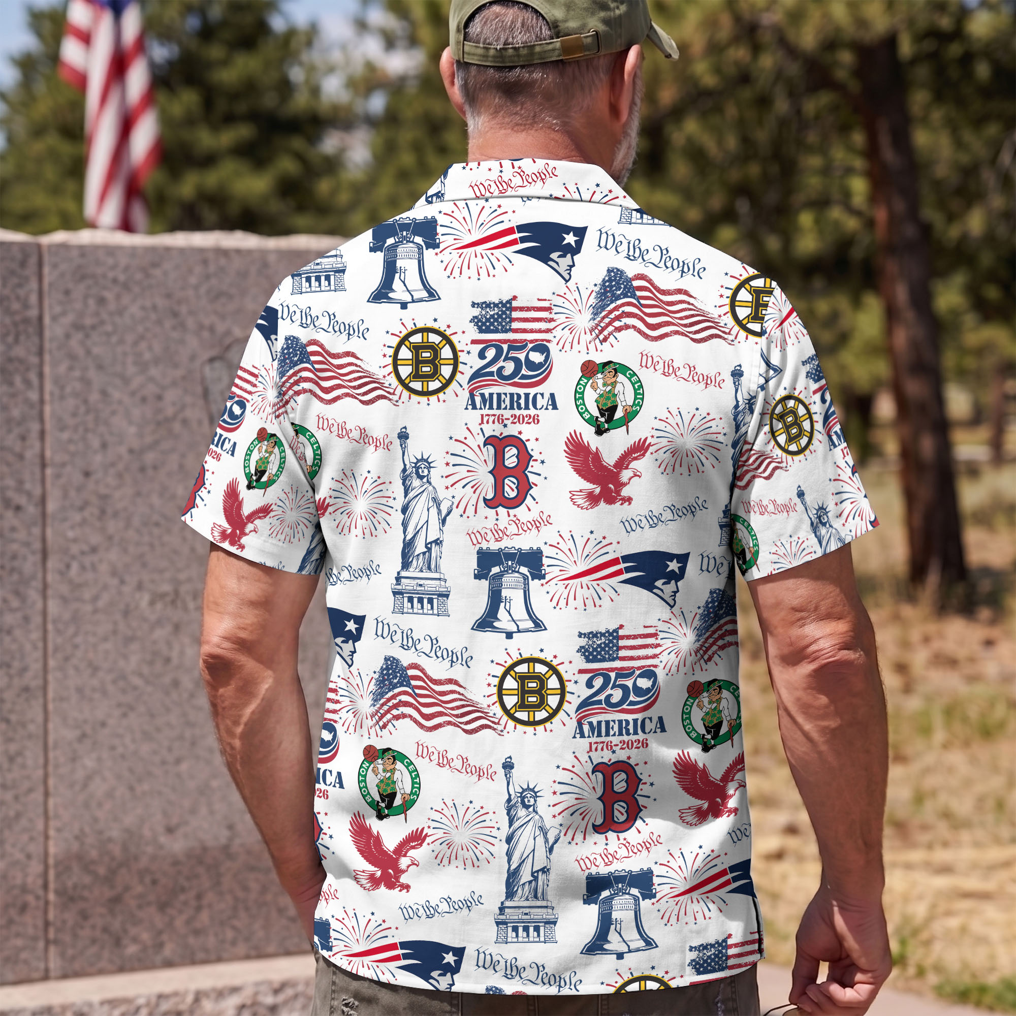 Boston City Sport Hawaii Shirt, We The People America 250, Fan Gifts - Image 5