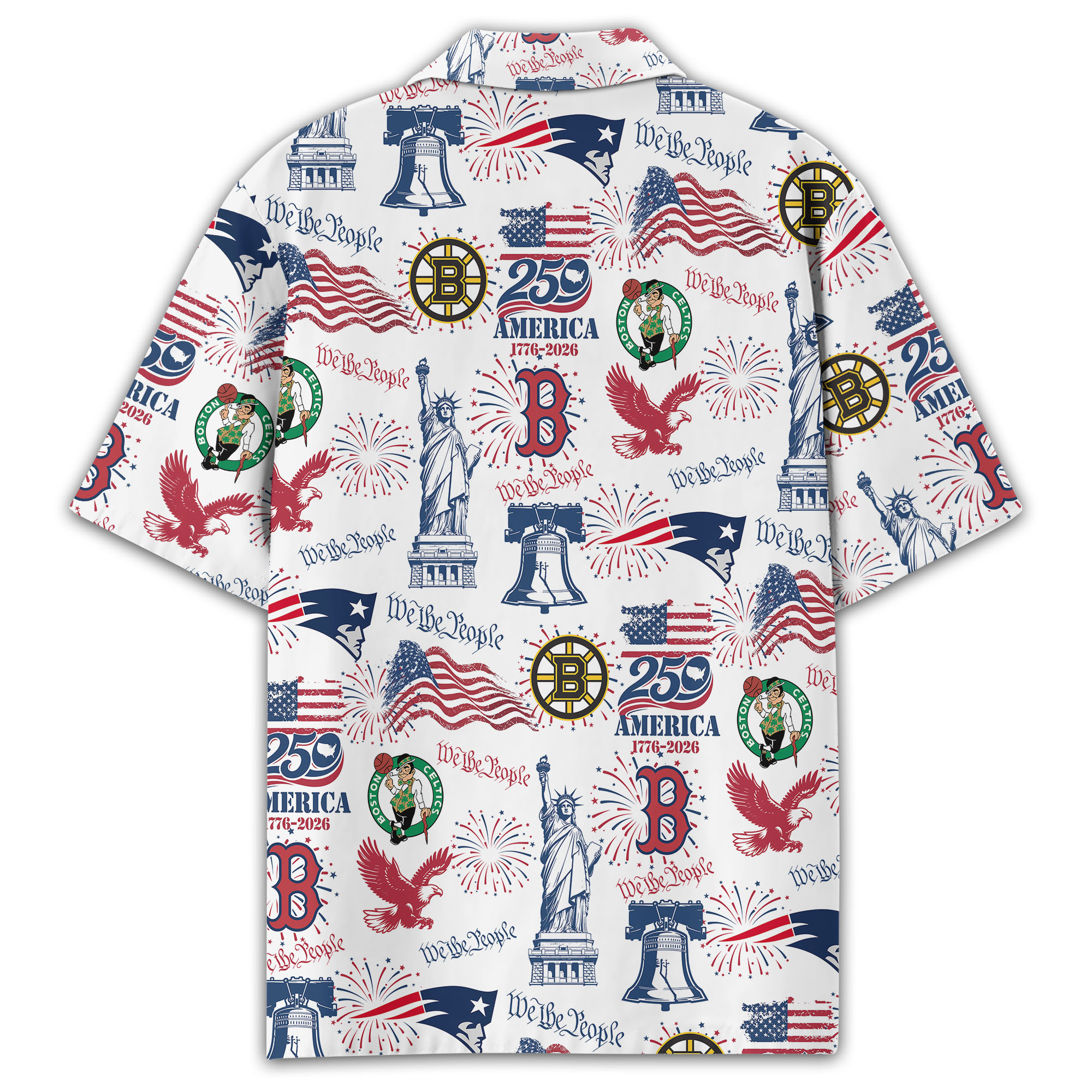 Boston City Sport Hawaii Shirt, We The People America 250, Fan Gifts - Image 9