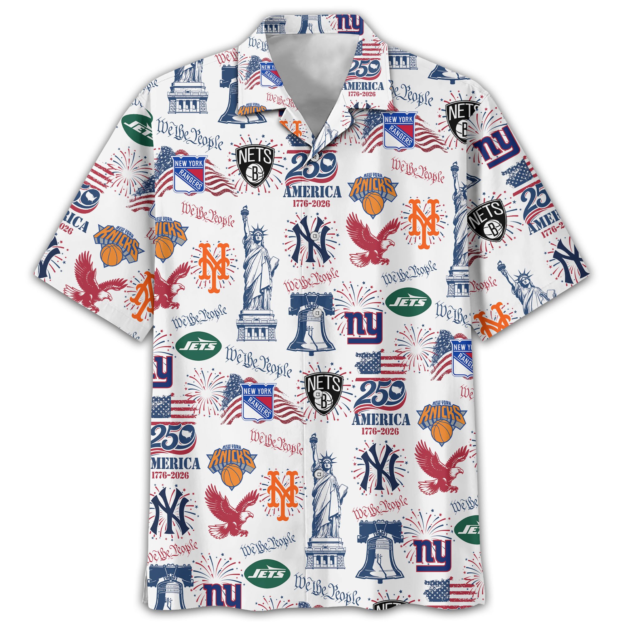New York City Sport Hawaii Shirt, 250 America 1776-2026 Shirt, Sport Gift For Fan - Image 8