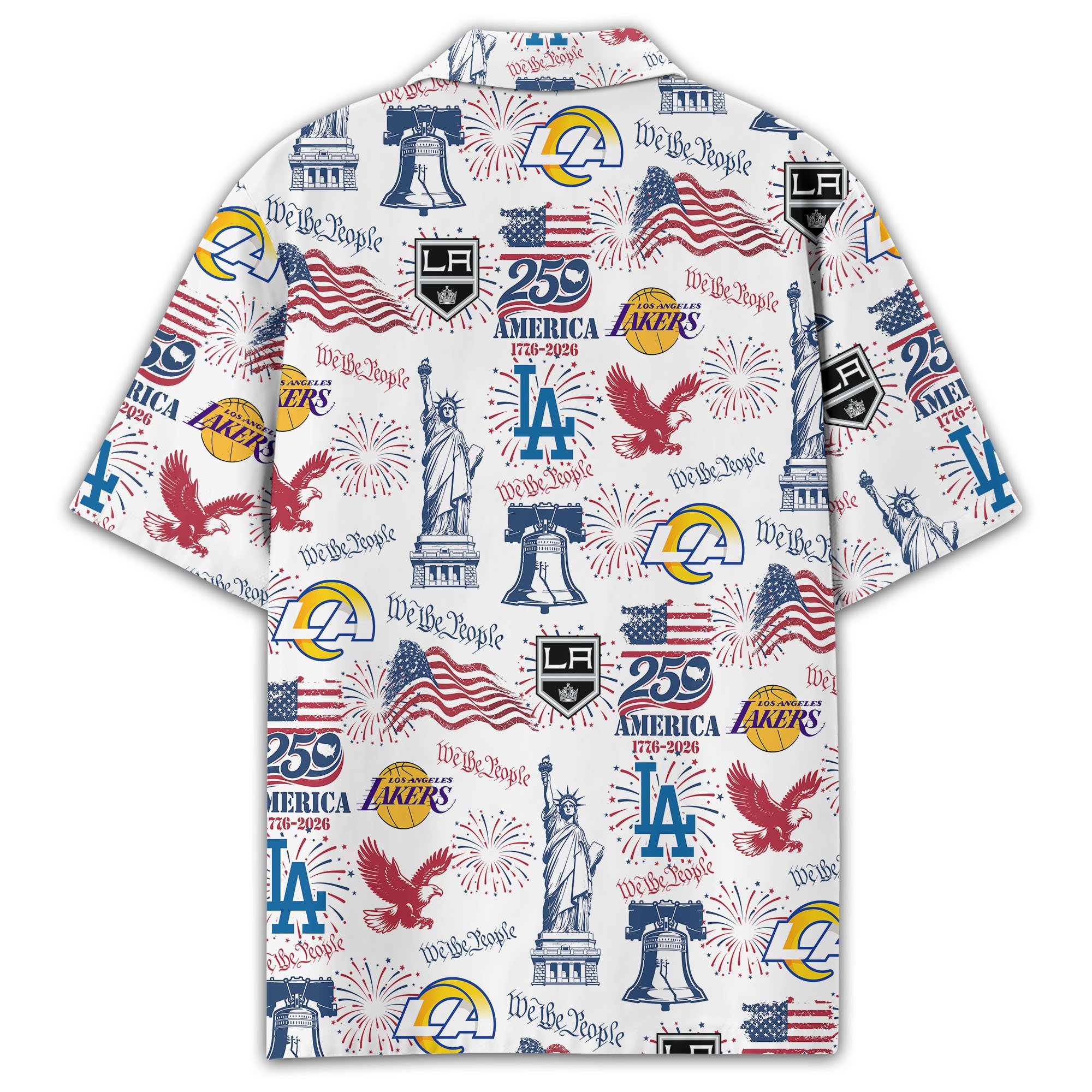 Los Angeles City Sport Hawaii Shirt, 250 America 1776-2026 Shirt, Sport Gift For Fan - Image 9