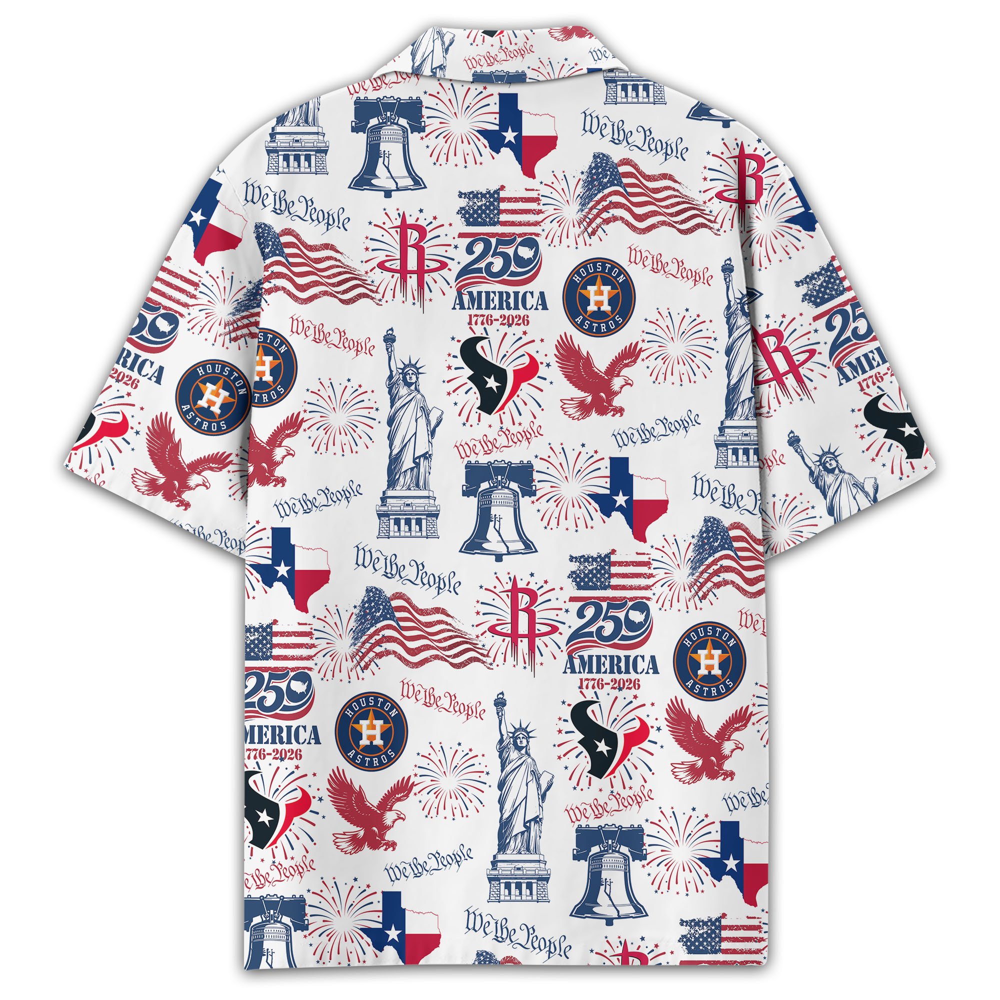Houston City Sport Hawaii Shirt, 250 America 1776-2026 Shirt, Sport Gift For Fan - Image 9