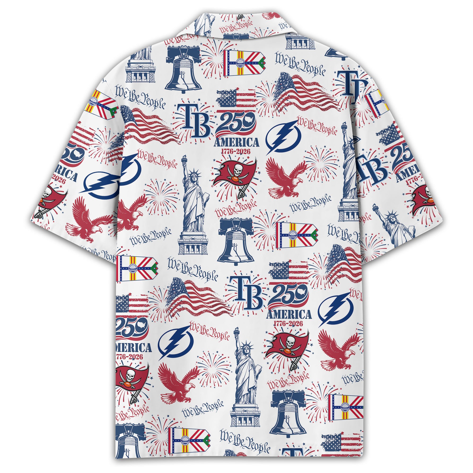 Tampa Bay Sport Hawaii Shirt, 250 America 1776-2026 Shirt, Sport Gift For Fan - Image 9