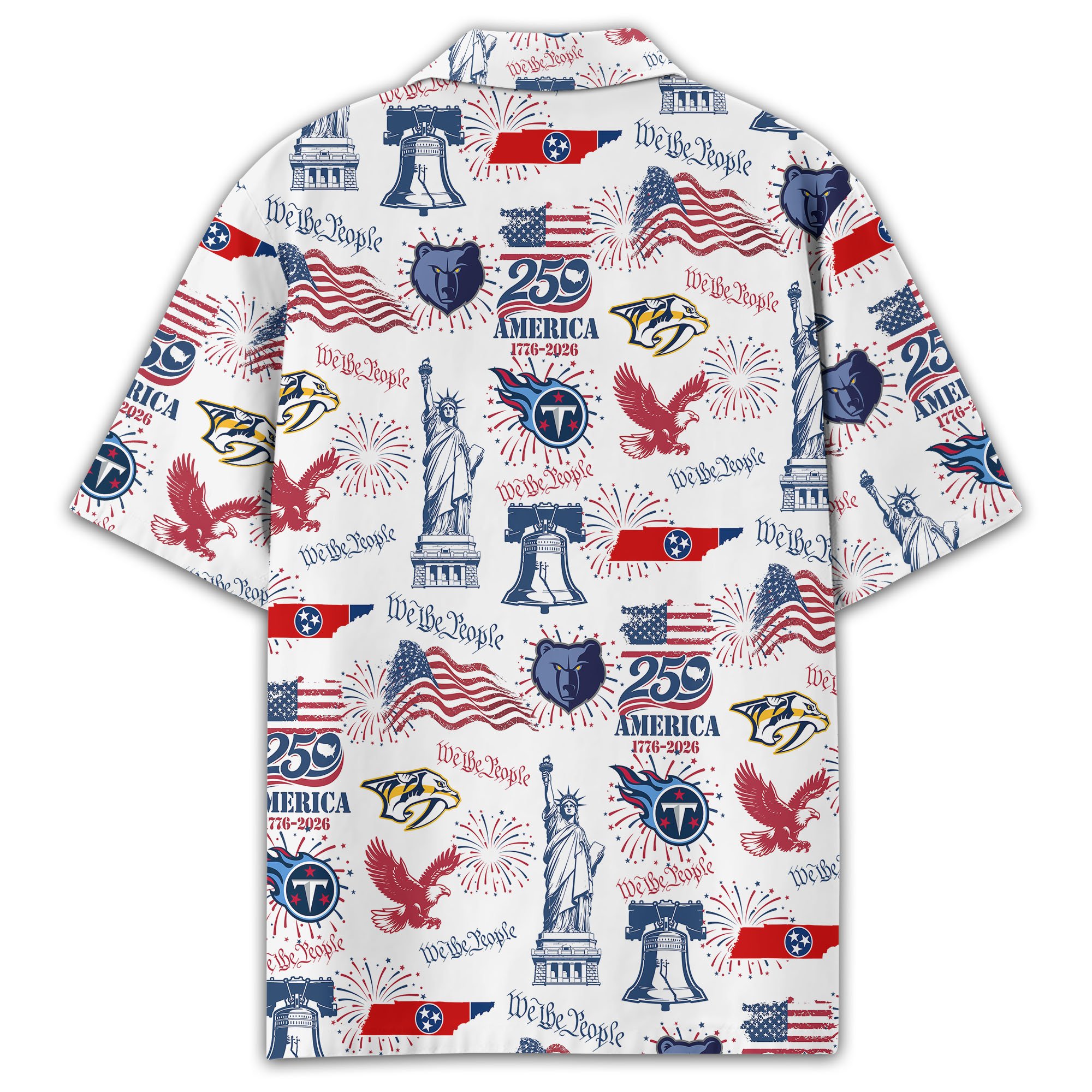 Tennessee Sport Hawaii Shirt, 250 America 1776-2026 Shirt, Sport Gift For Fan - Image 9
