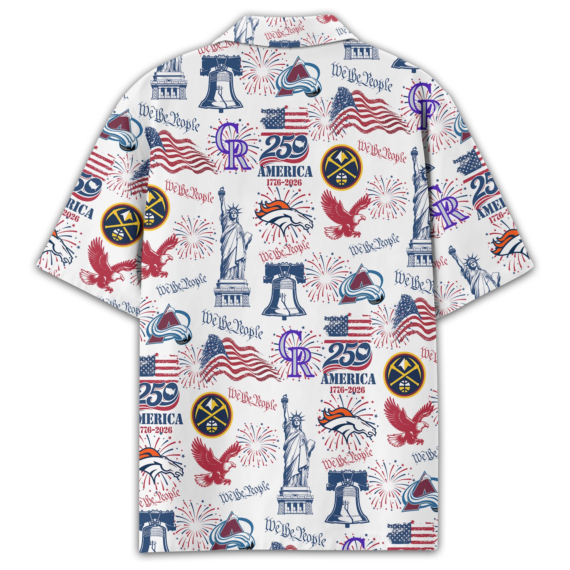 Denver City Sport Hawaiian Shirt, 250 America 1776-2026 Shirt, Sport Gift For Fan - Image 9