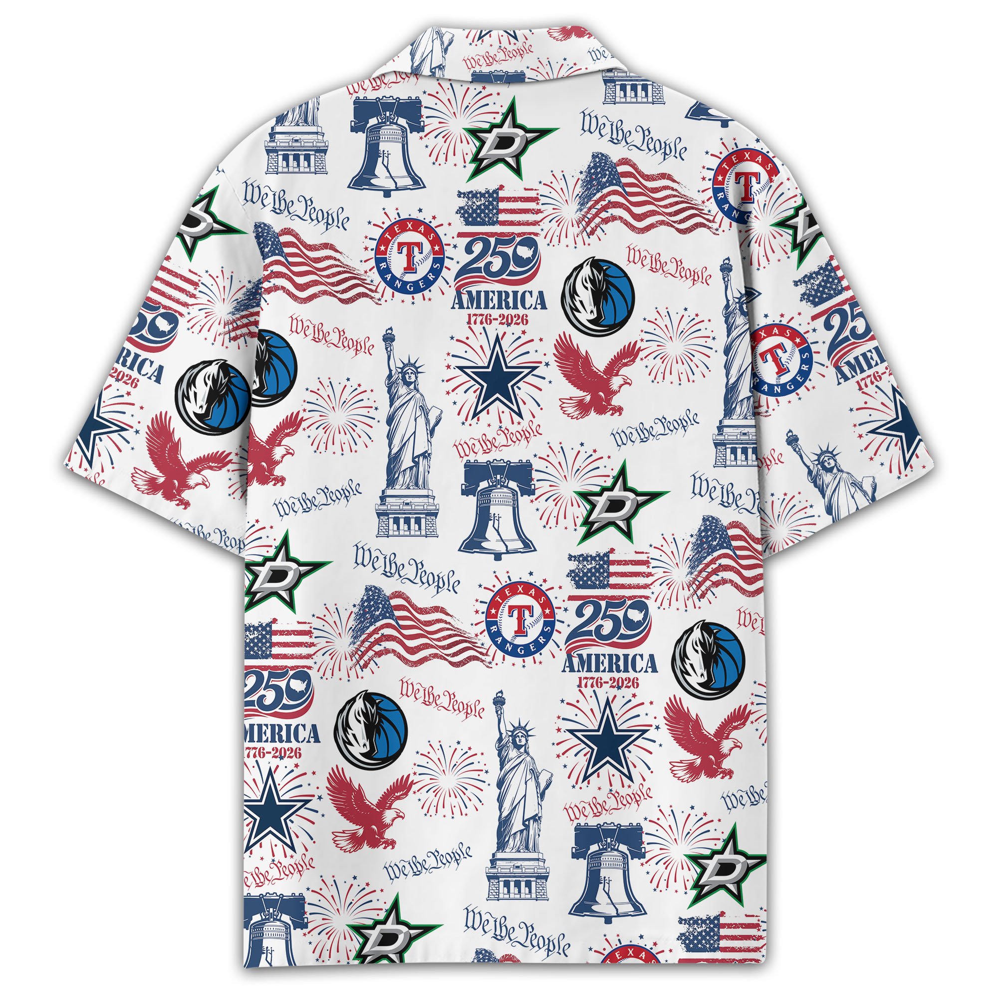 Dallas City Sport Hawaii Shirt, 250 America 1776-2026 Shirt, Sport Gift For Fan - Image 9