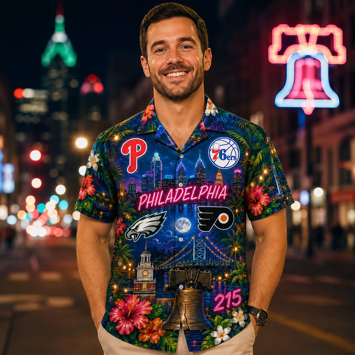 Philadelphia City Sports Hawaiian Shirt, Philly Shirt, Gift For Fans - Image 6