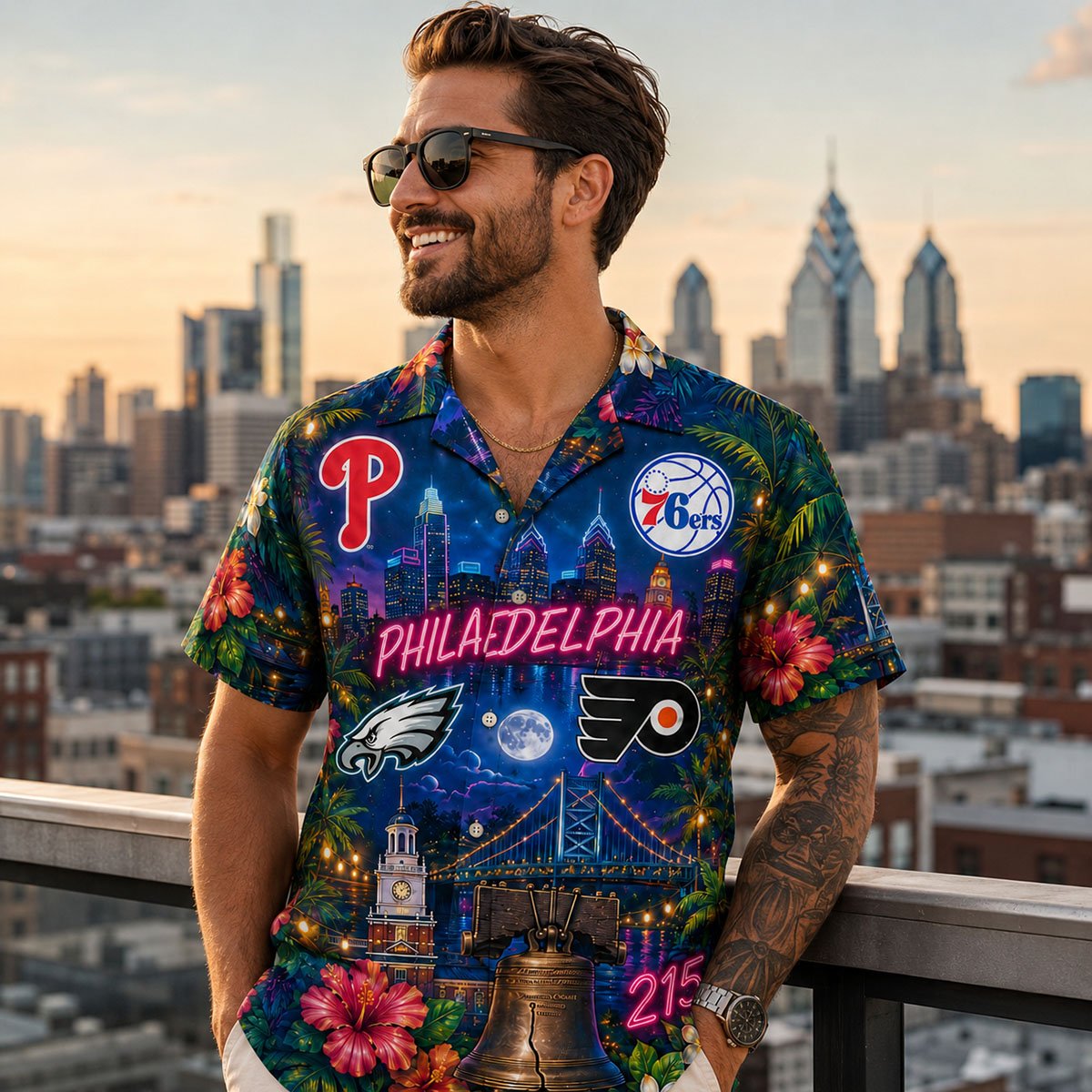Philadelphia City Sports Hawaiian Shirt, Philly Shirt, Gift For Fans - Image 8