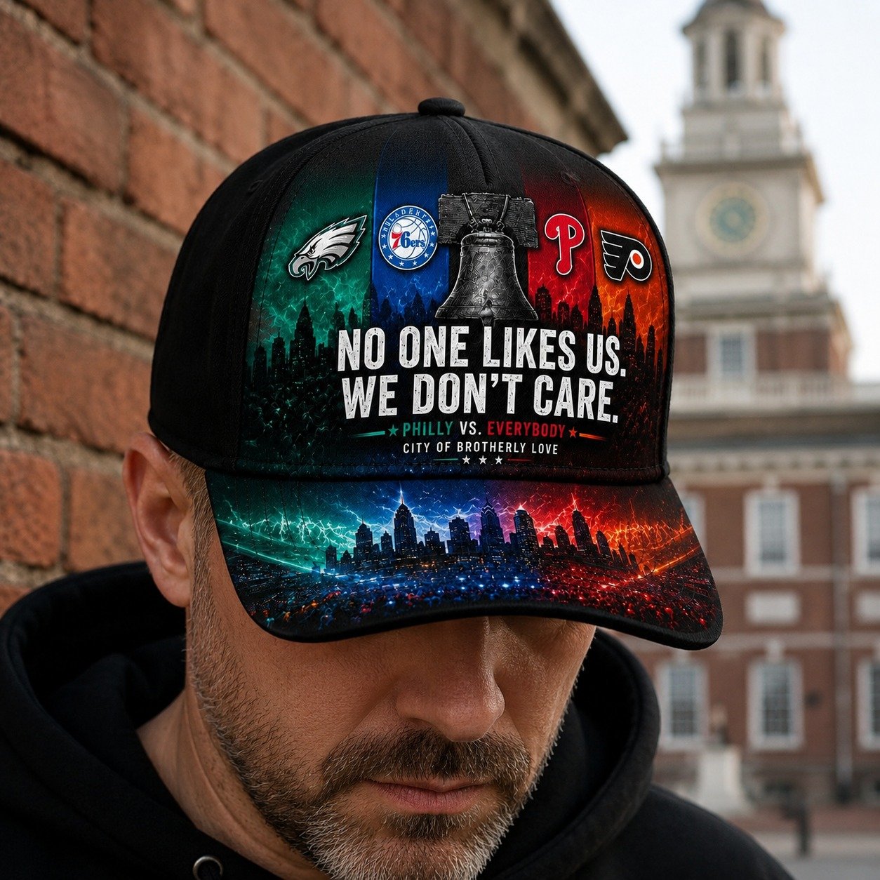 Personalized Philly Sports Fan Cap With Name, Philadelphia Baseball Hat, Philly Cap Gifts - Image 8