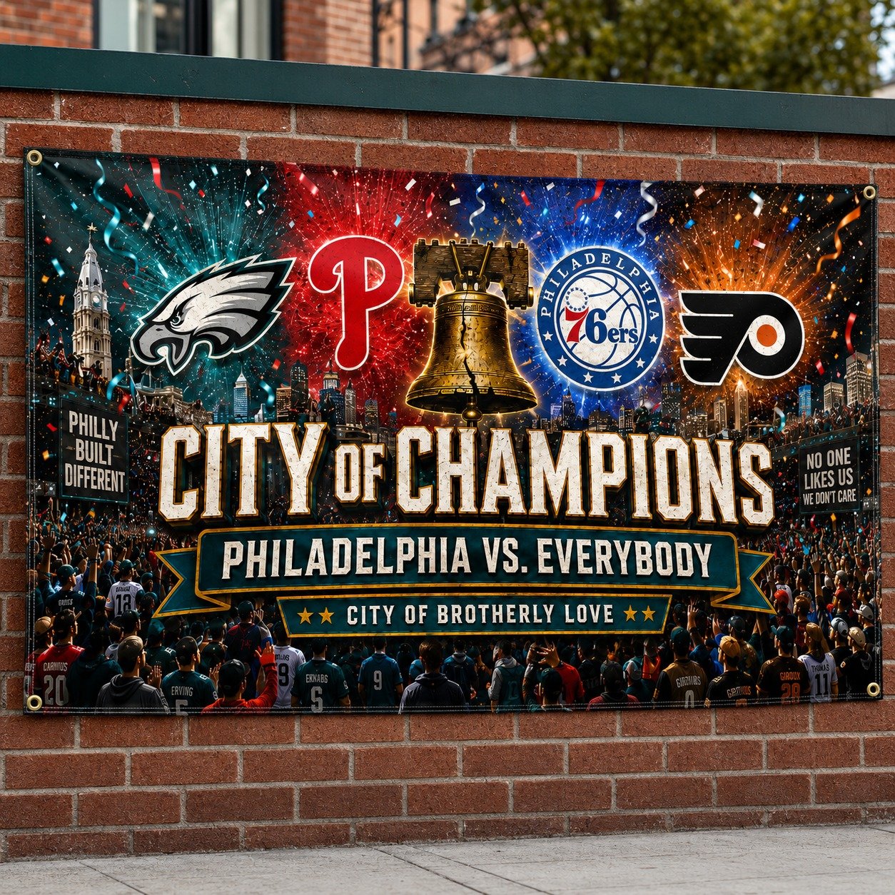 Philadelphia City 3’x5’ & 4’x6’ Polyester Fan Flag, City Of Champion, Phillies for Fan, Sport Gifts - Image 8